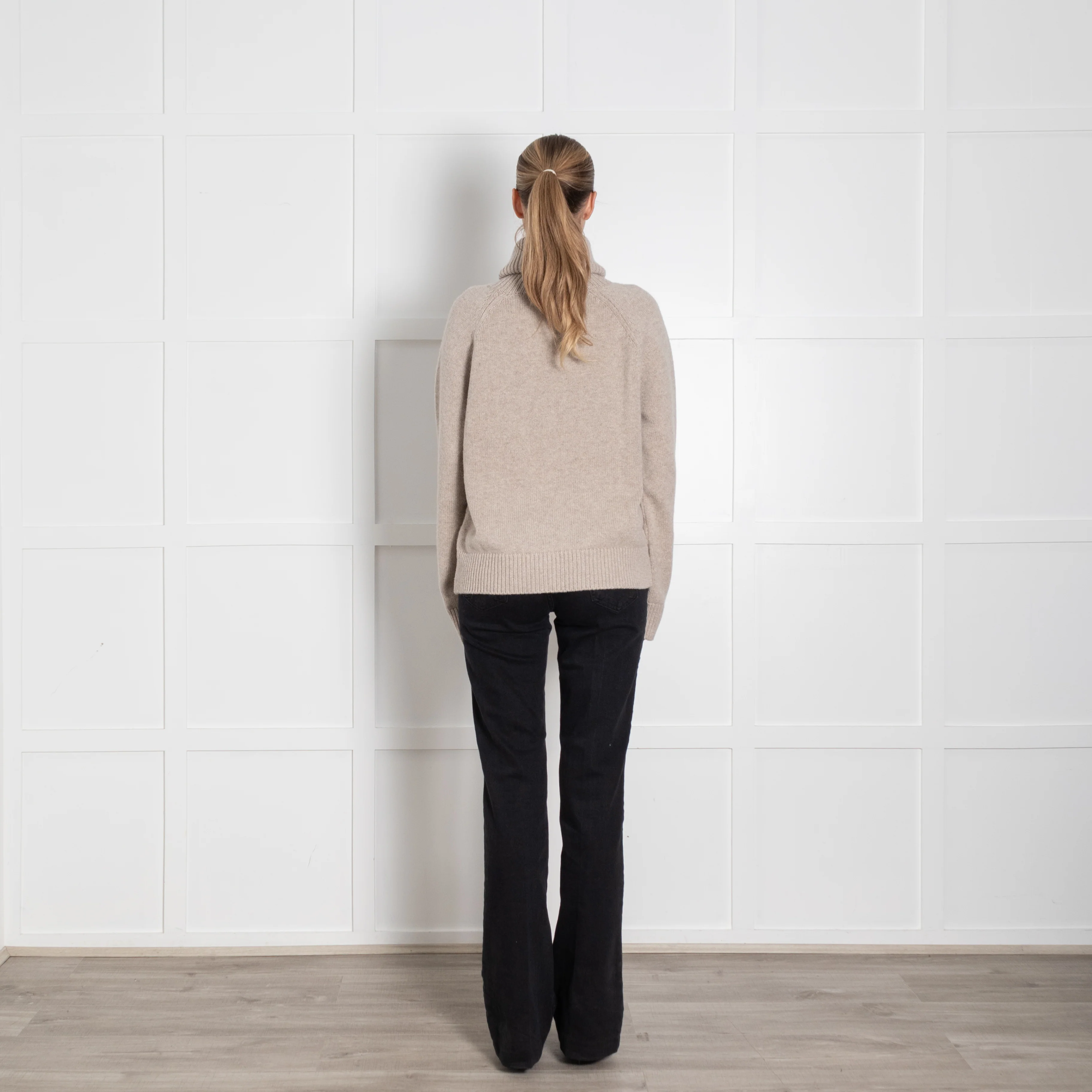 &Daughter Oatmeal Wool Roll Neck - Image 5