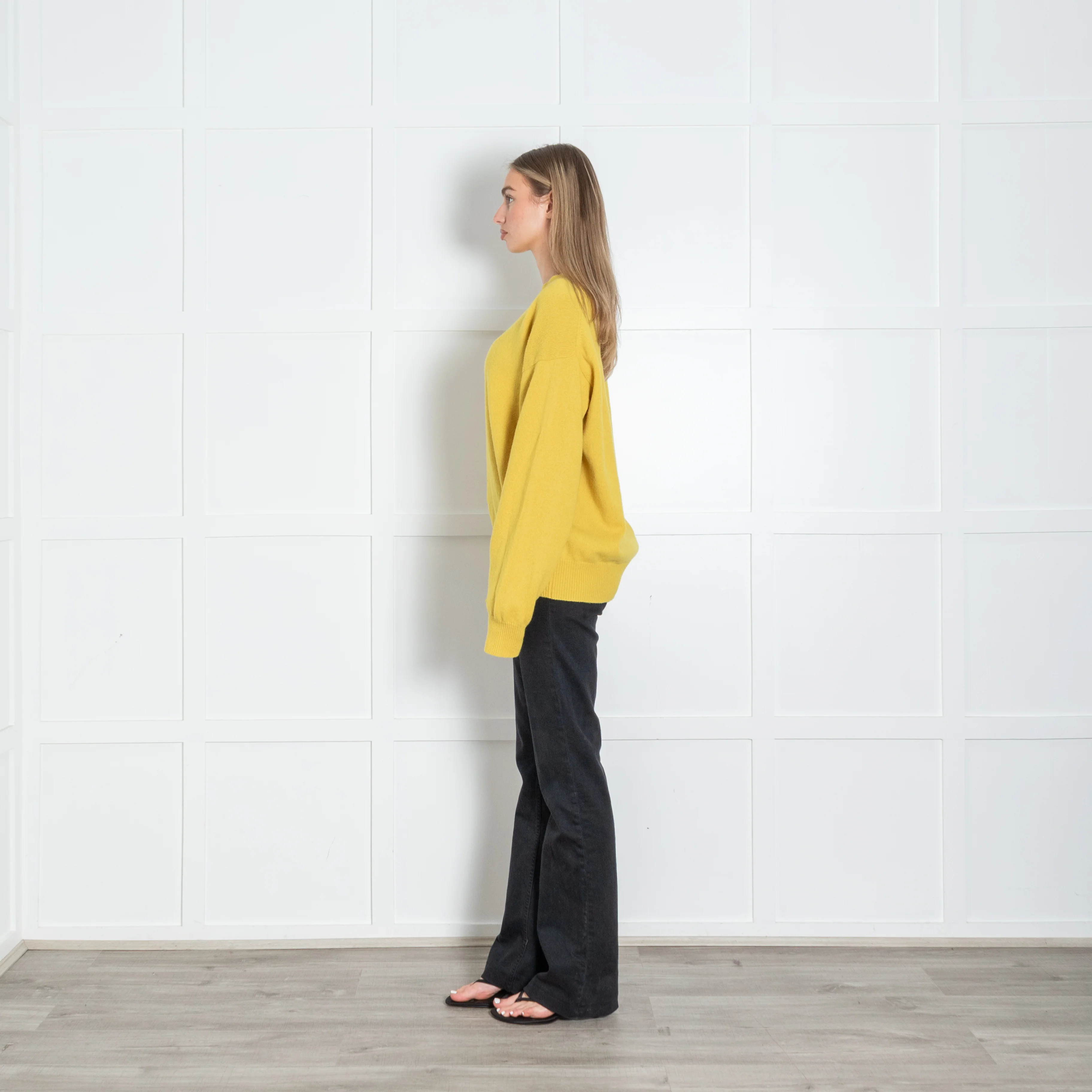 &Daughter Yellow Crewneck Wool Jumper - Image 4