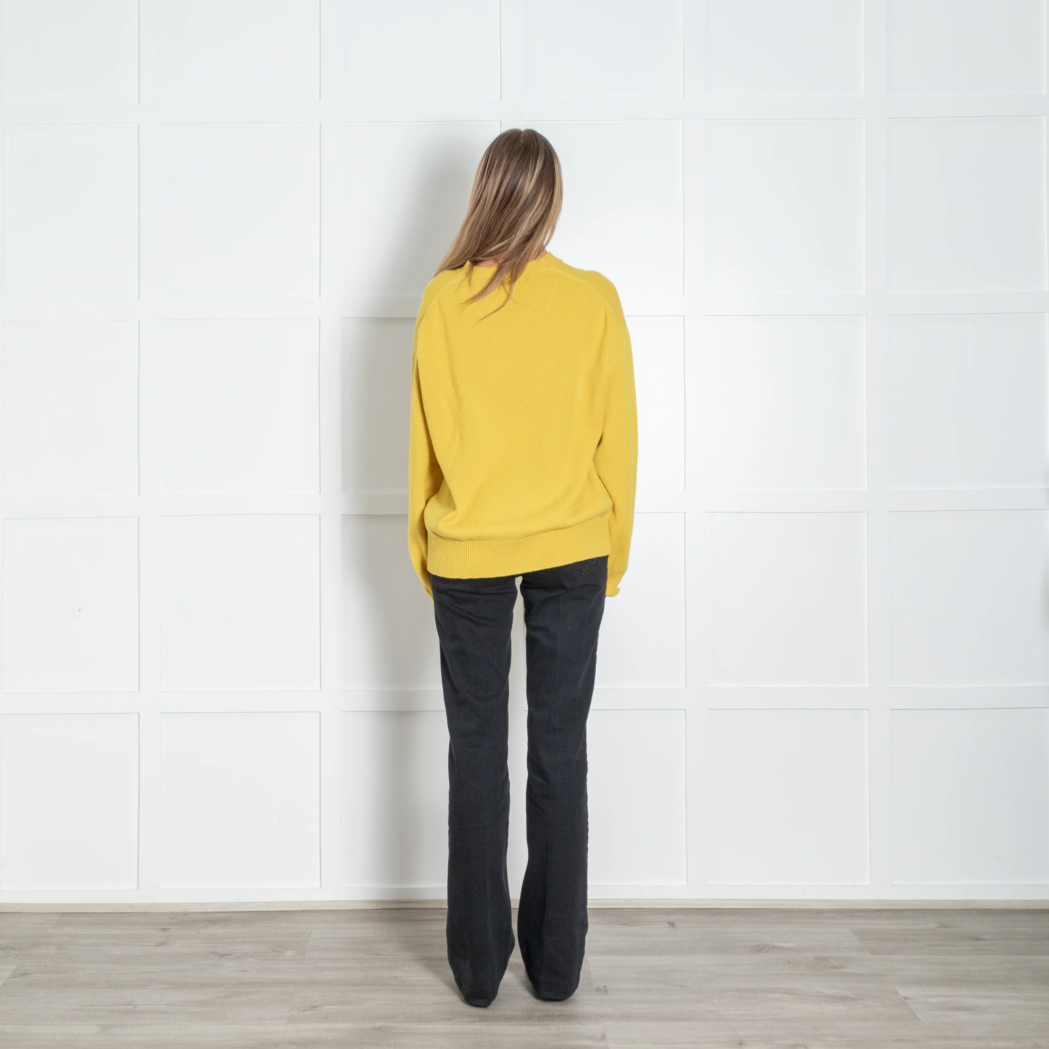 &Daughter Yellow Crewneck Wool Jumper - Image 5