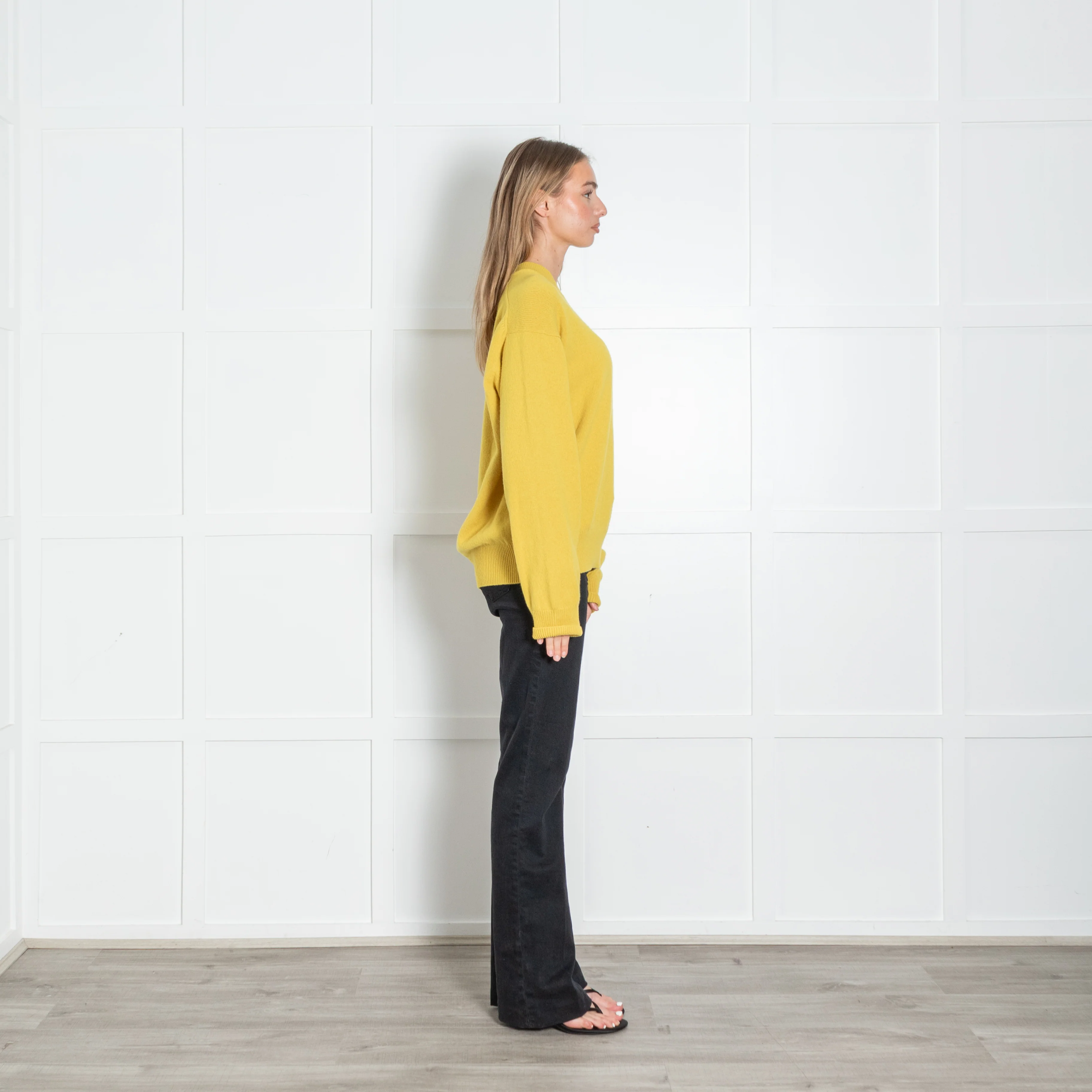 &Daughter Yellow Crewneck Wool Jumper - Image 6