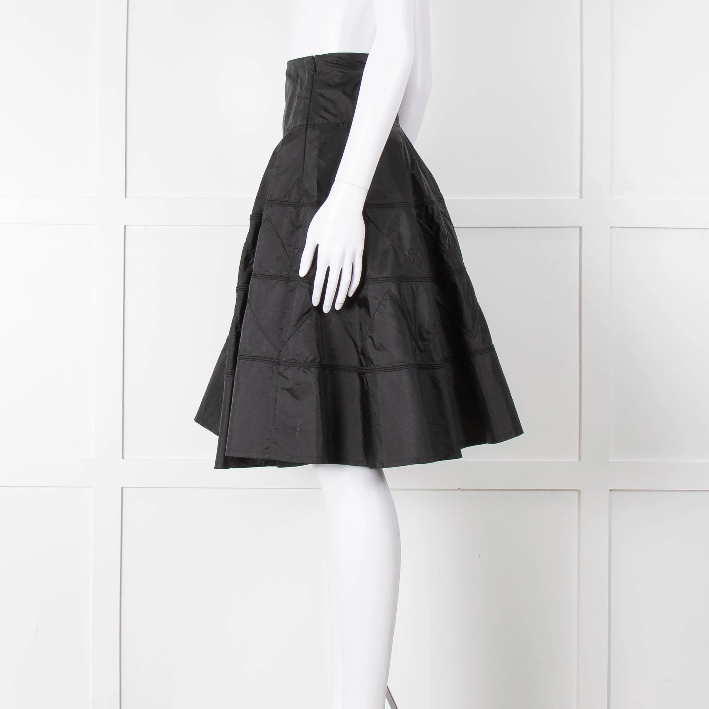 Day Birger Et Mikkelson Black Embroidered Full Skirt - Image 7
