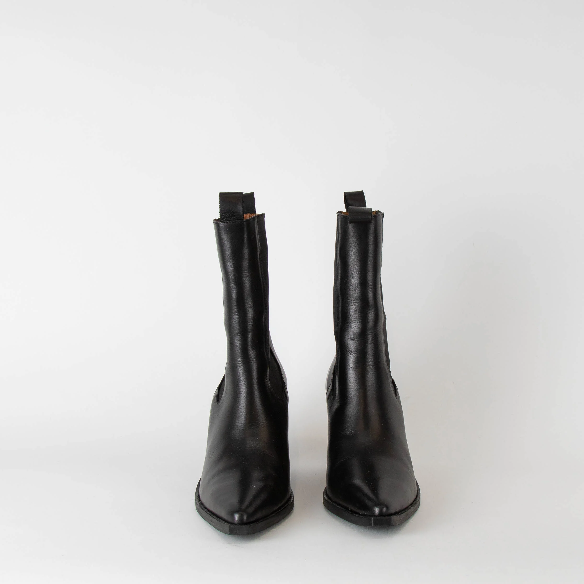 Day Birger Mikkelsen Black Slim Ankle Cowboy Boot - Image 3