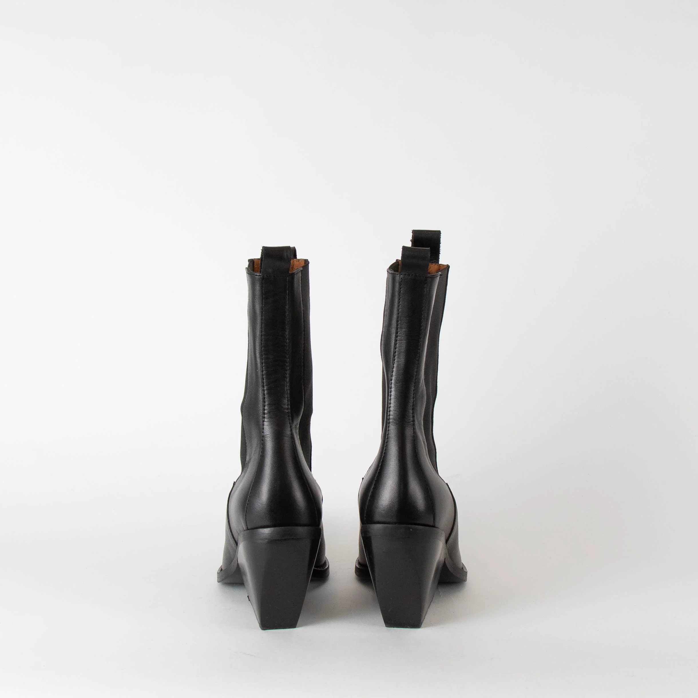 Day Birger Mikkelsen Black Slim Ankle Cowboy Boot - Image 5