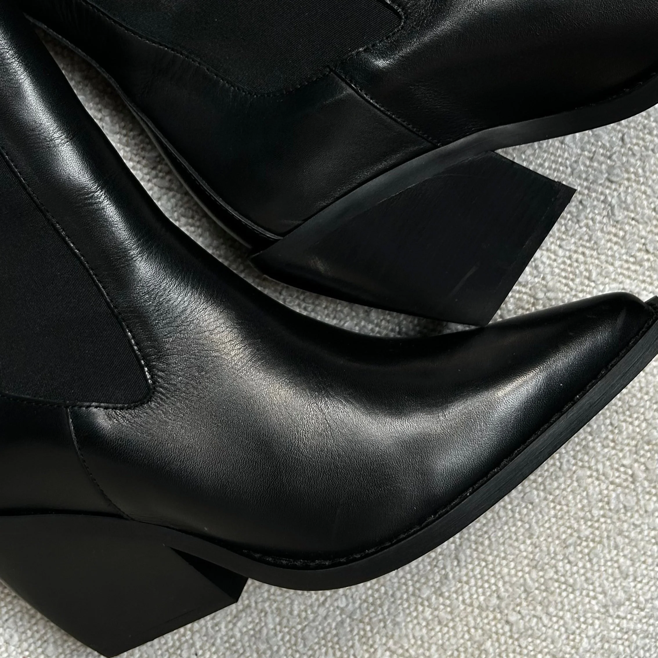 Day Birger Mikkelsen Black Slim Ankle Cowboy Boot - Image 7