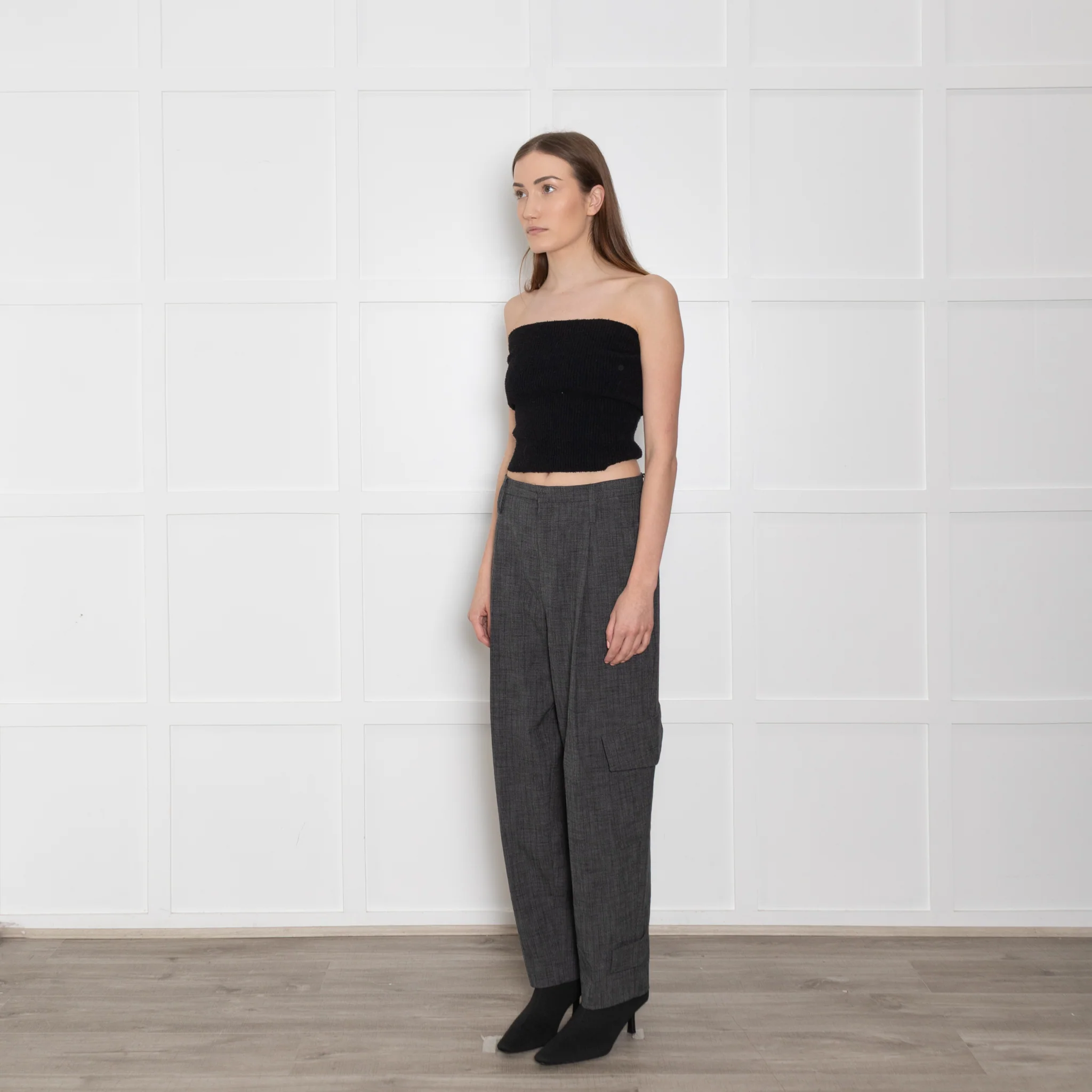 DAYDREAM Grey Flecked Cargo Trousers - Image 3