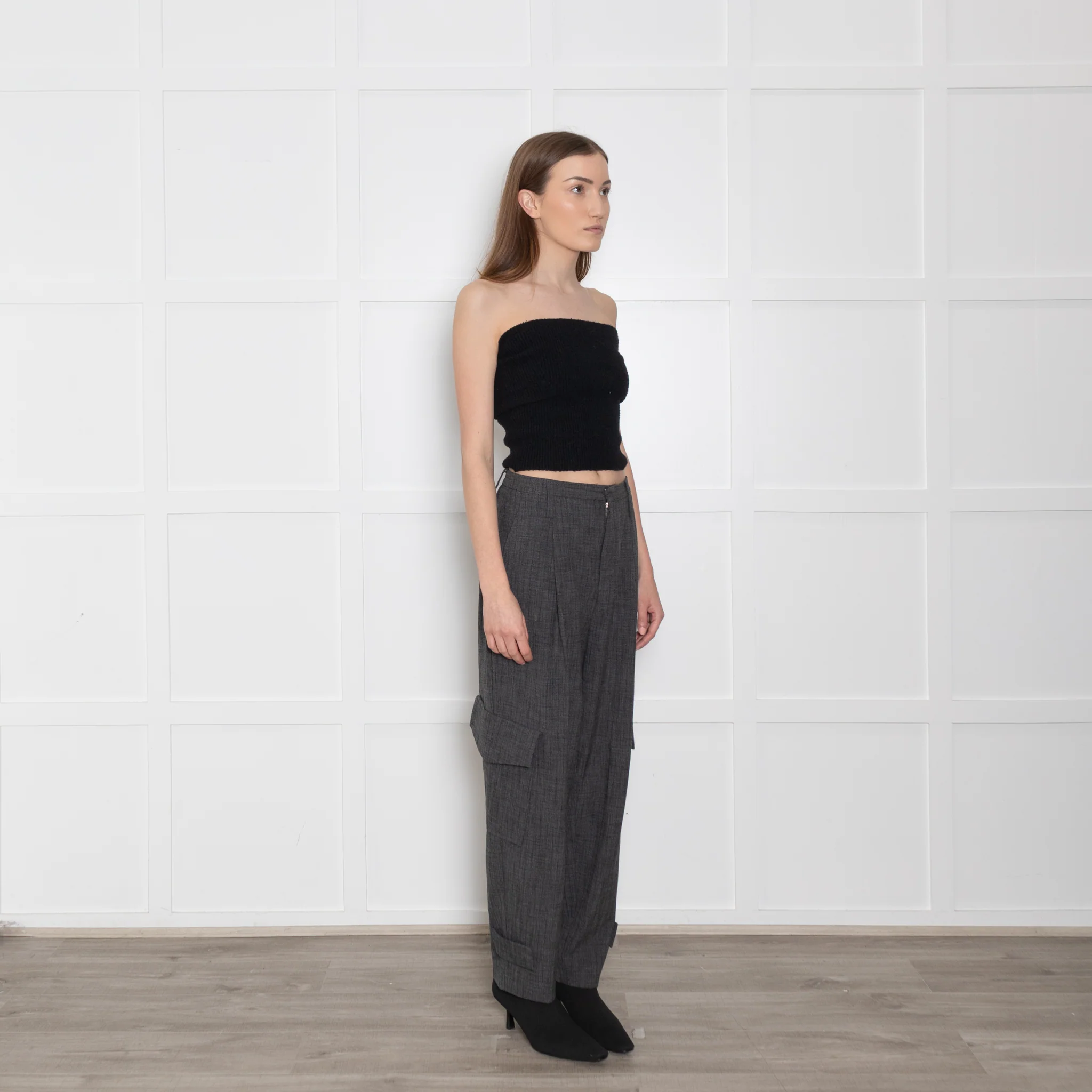 DAYDREAM Grey Flecked Cargo Trousers - Image 7