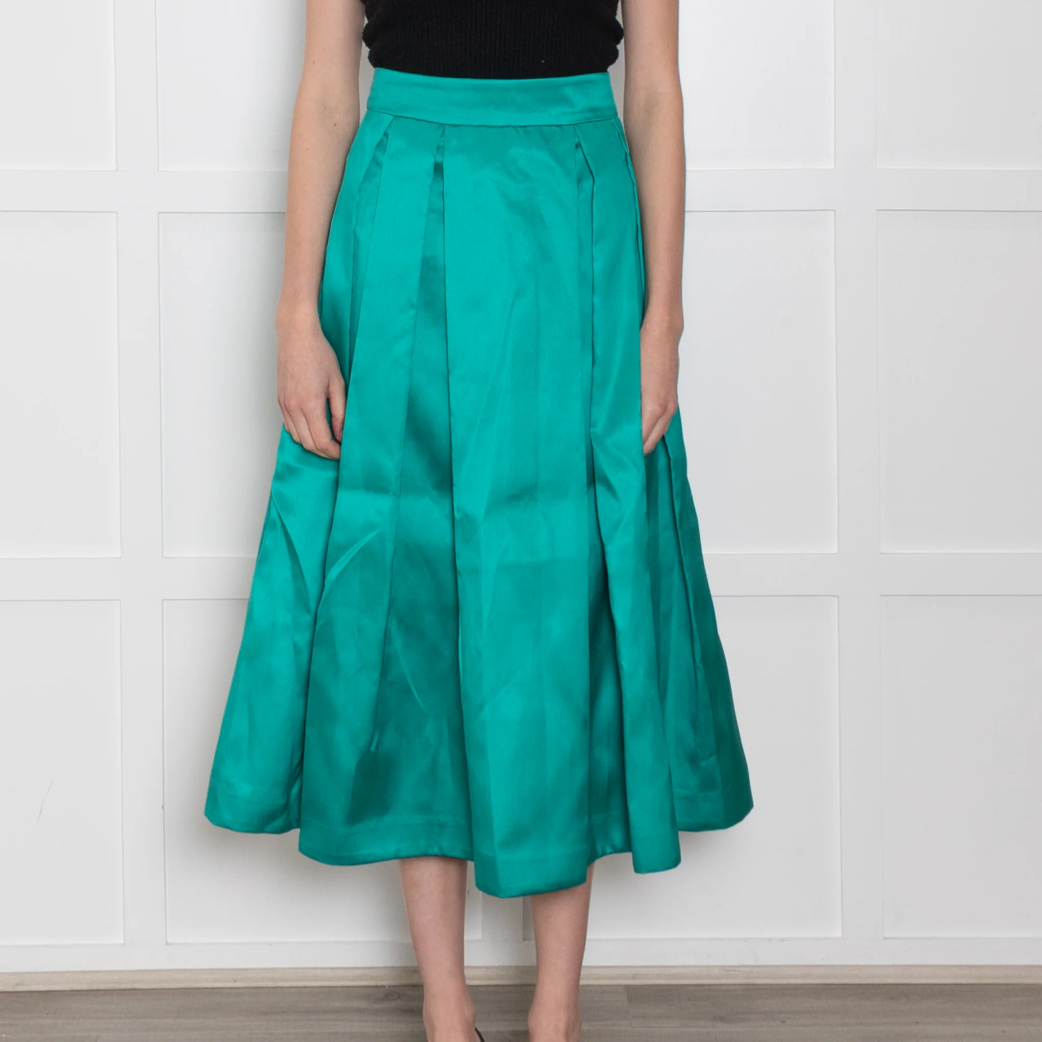 Dea Kudibal Green Pleat Waist Full Skirts - Image 2