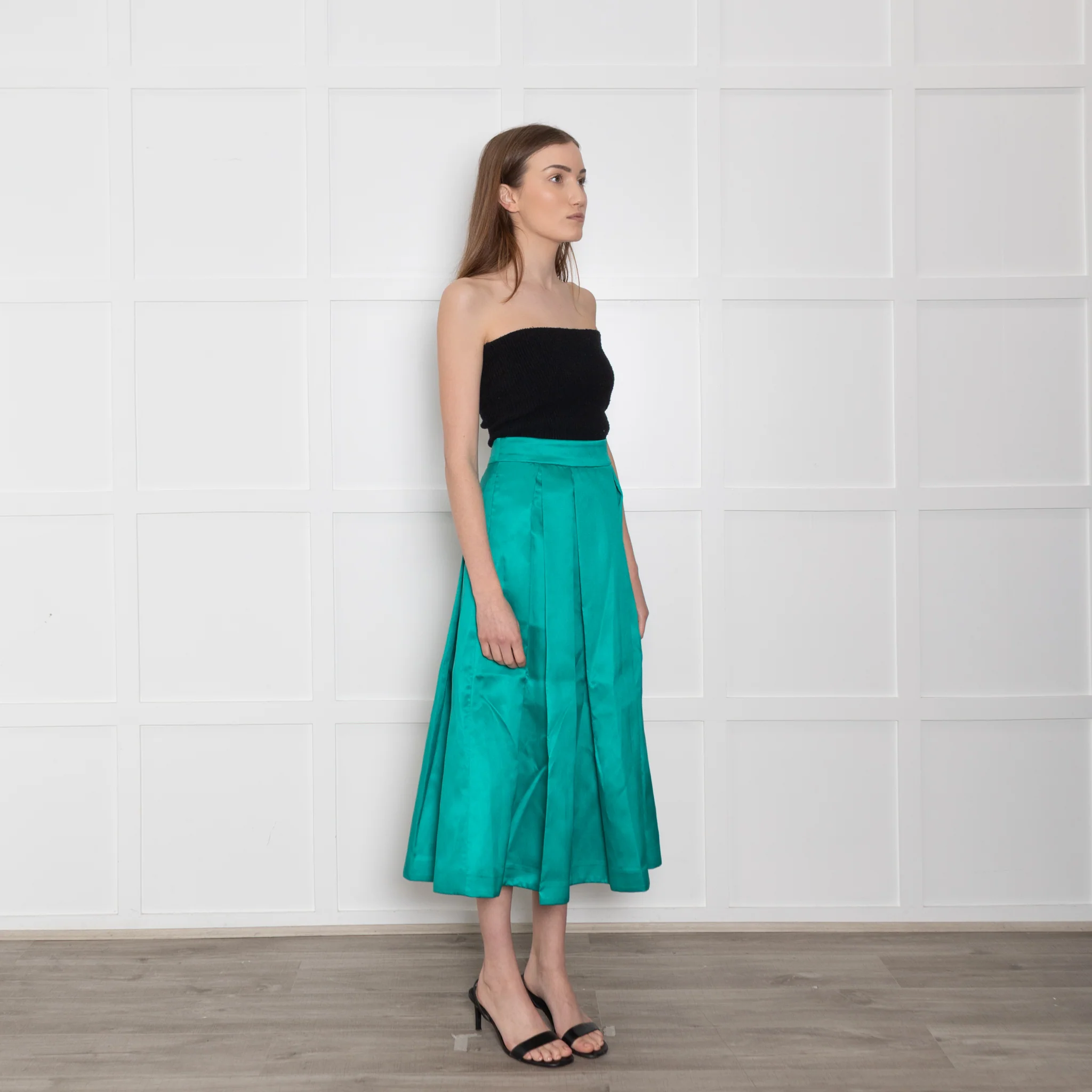 Dea Kudibal Green Pleat Waist Full Skirts - Image 7