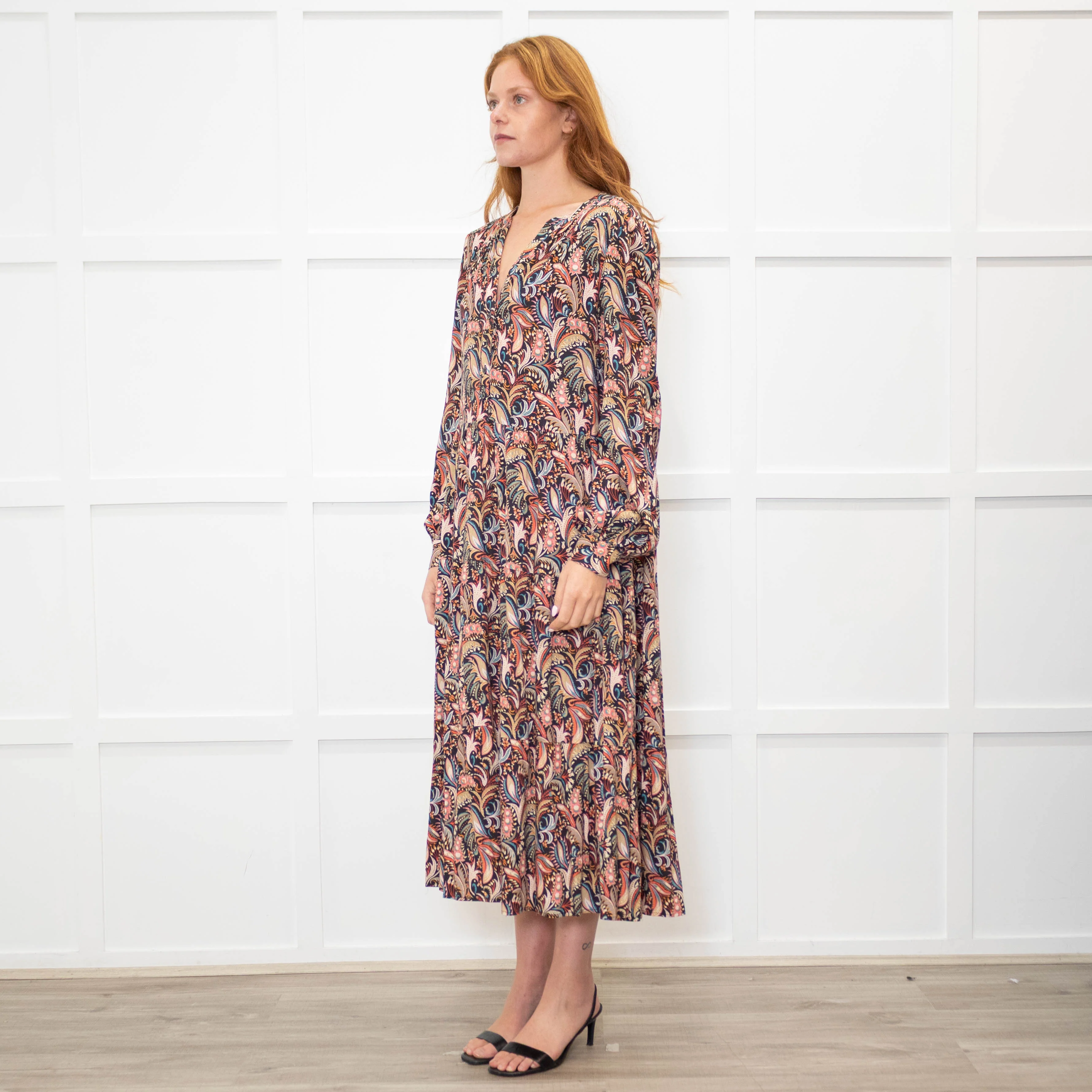 Dea Kudibal Multi Colour Paisley Dress - Image 3
