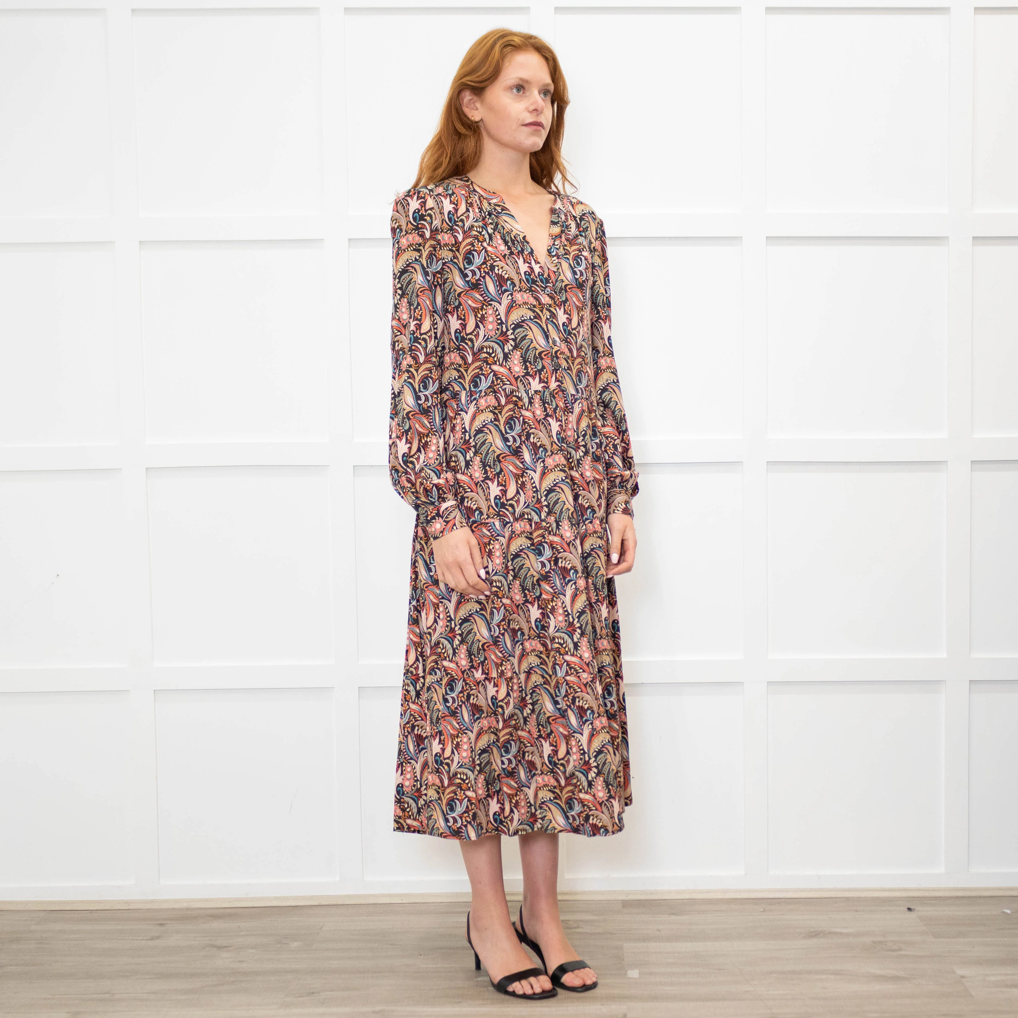 Dea Kudibal Multi Colour Paisley Dress - Image 7