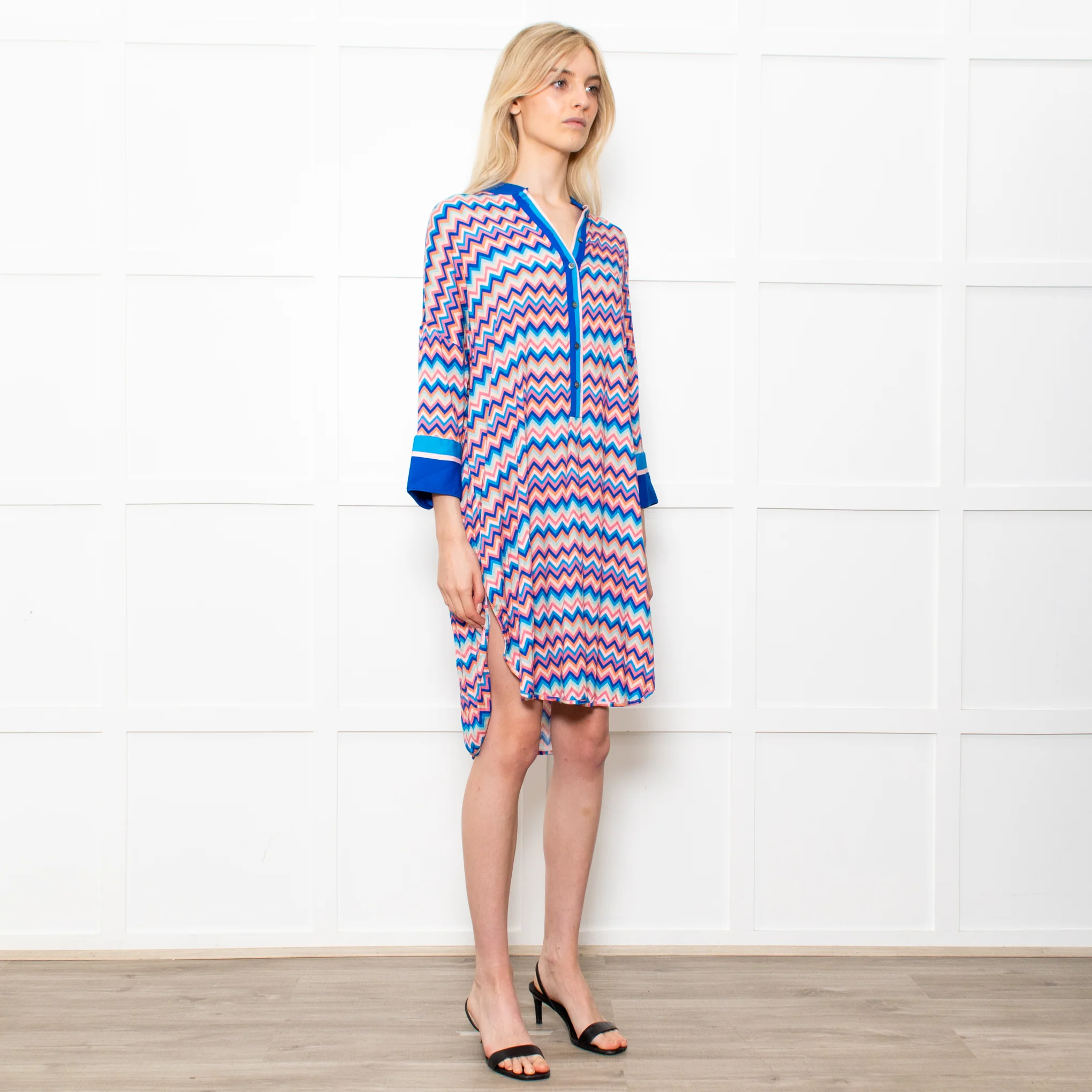 Dea Kudibal Multicolour Chevron 'Allison' Dress - Image 7