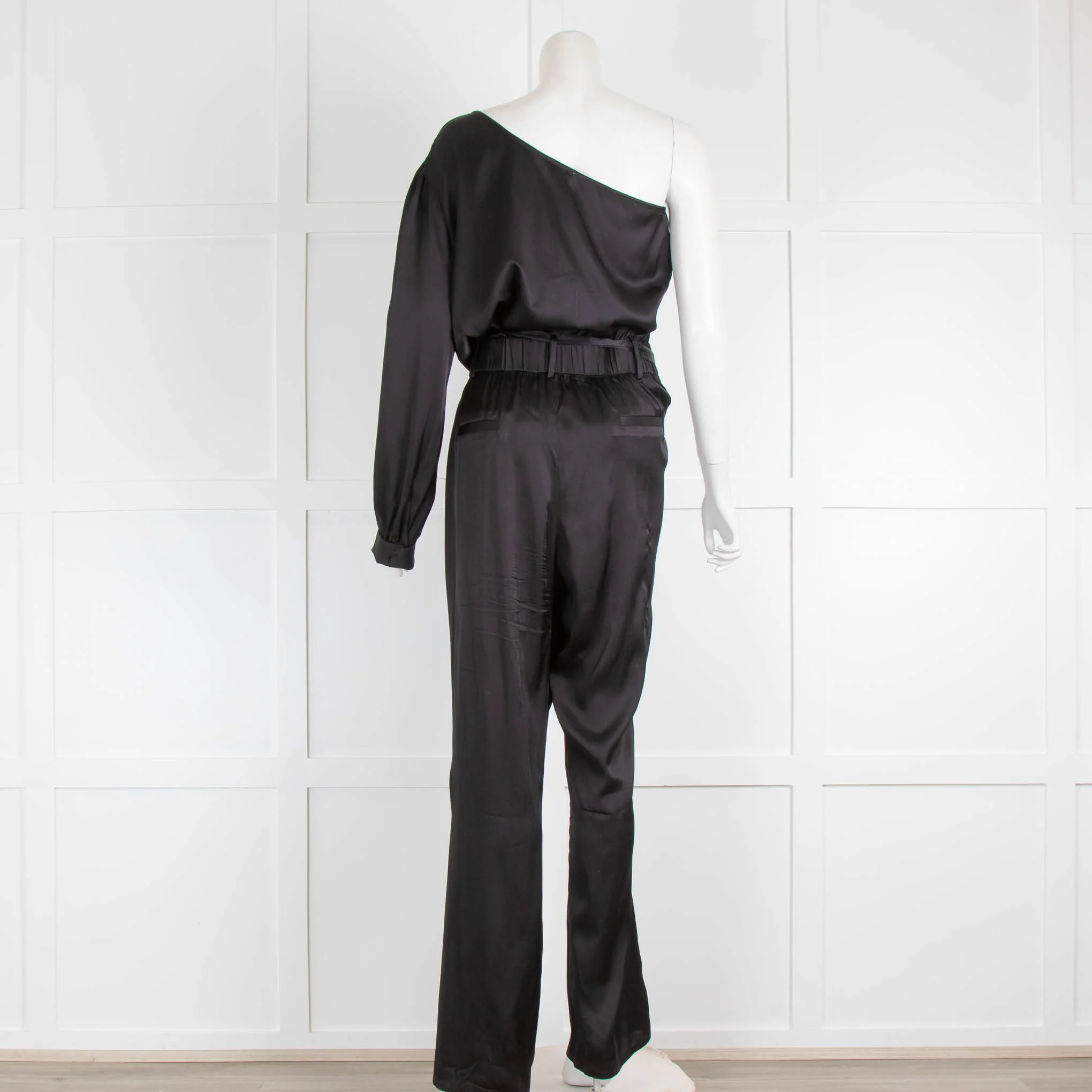 Dea Kudibal One Shoulder Silk Jumpsuit - Image 3