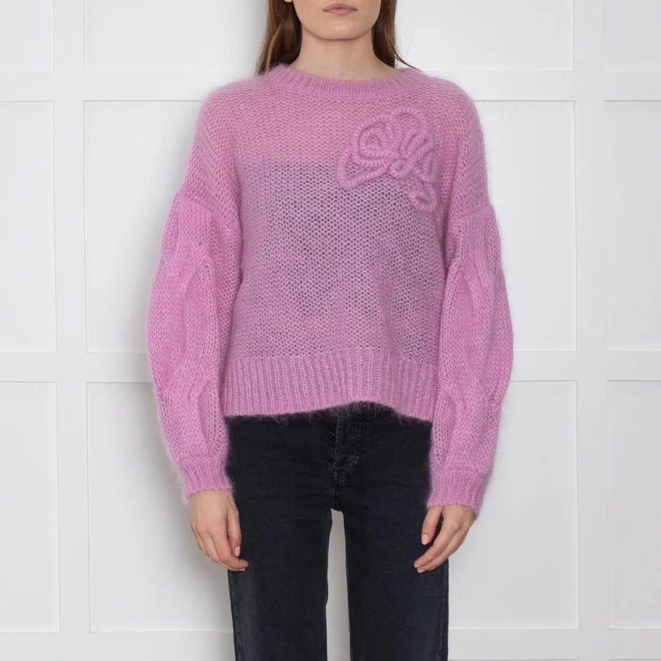 Dea Kudibal Purple Mohair Jumper - Image 2