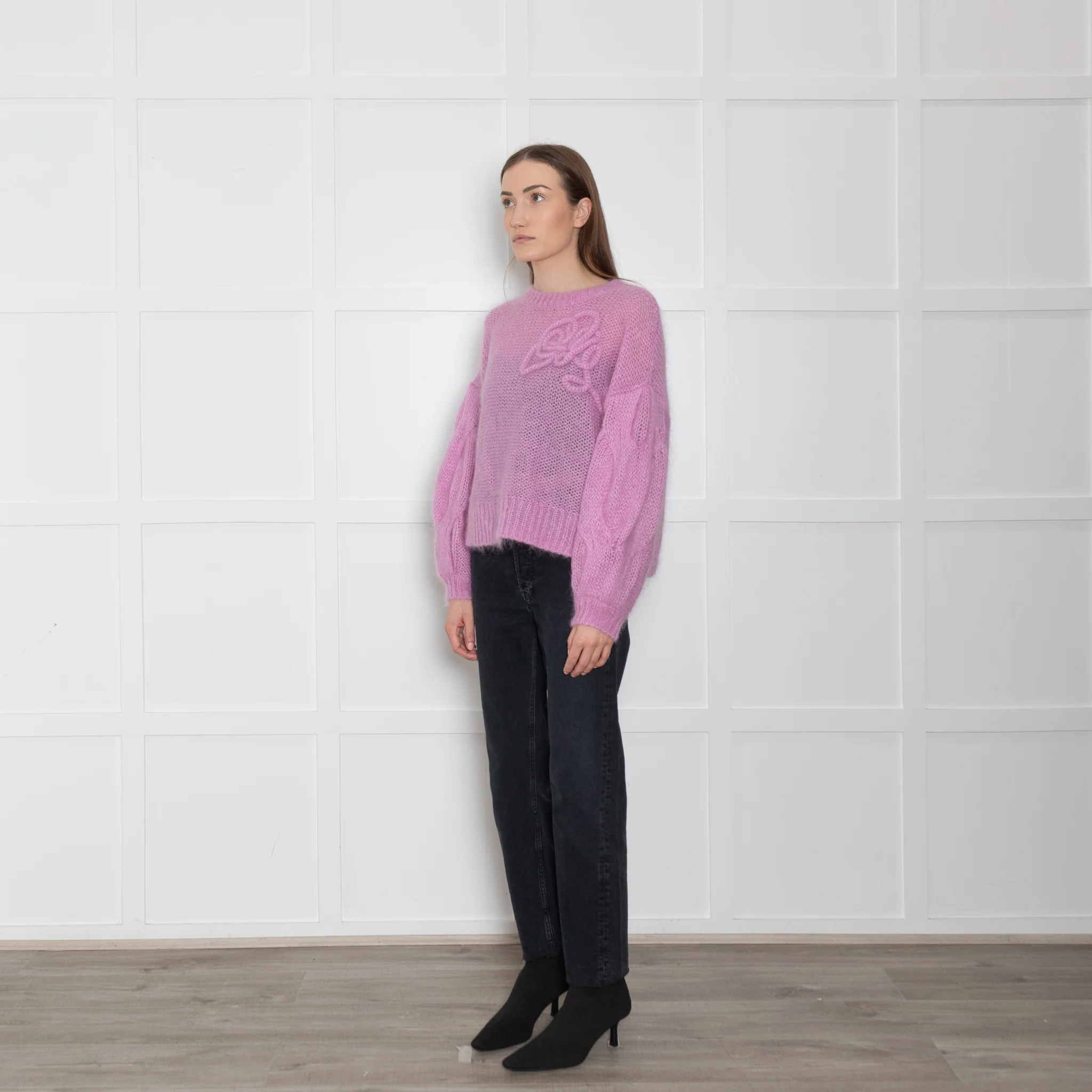 Dea Kudibal Purple Mohair Jumper - Image 3