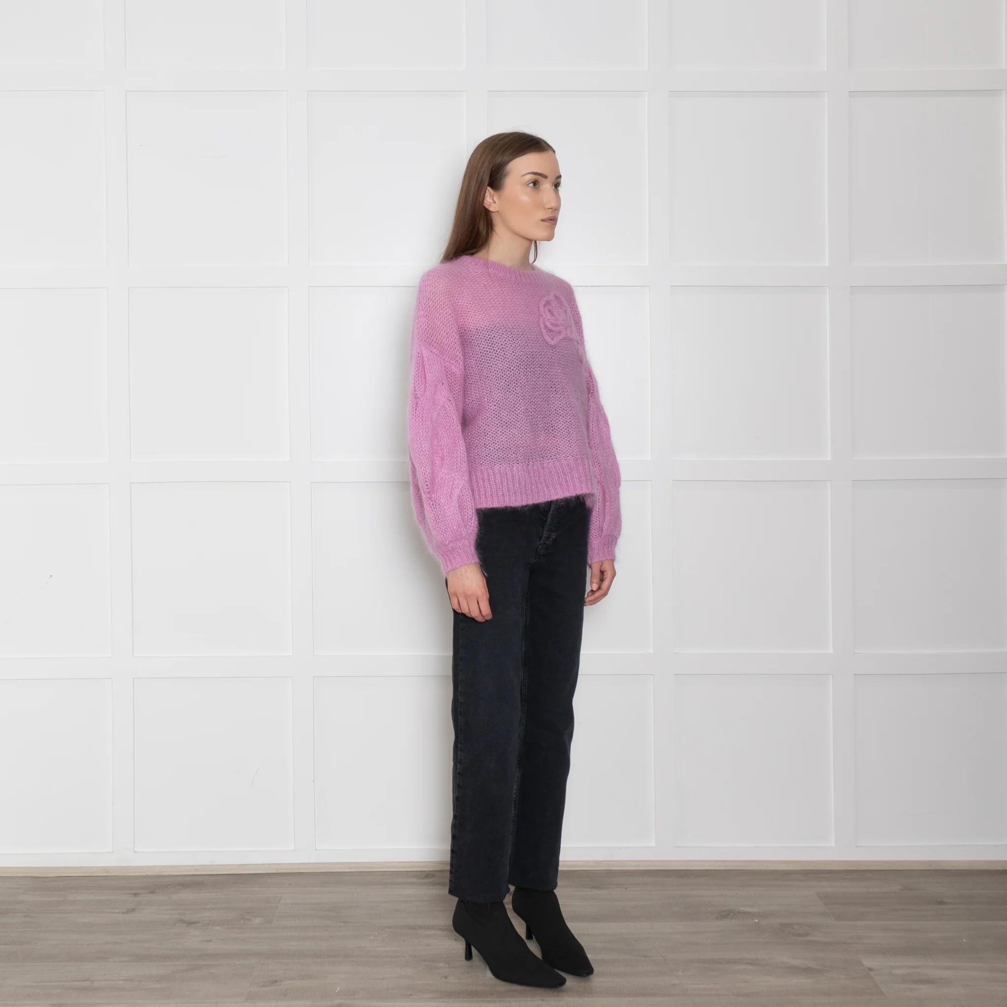 Dea Kudibal Purple Mohair Jumper - Image 7