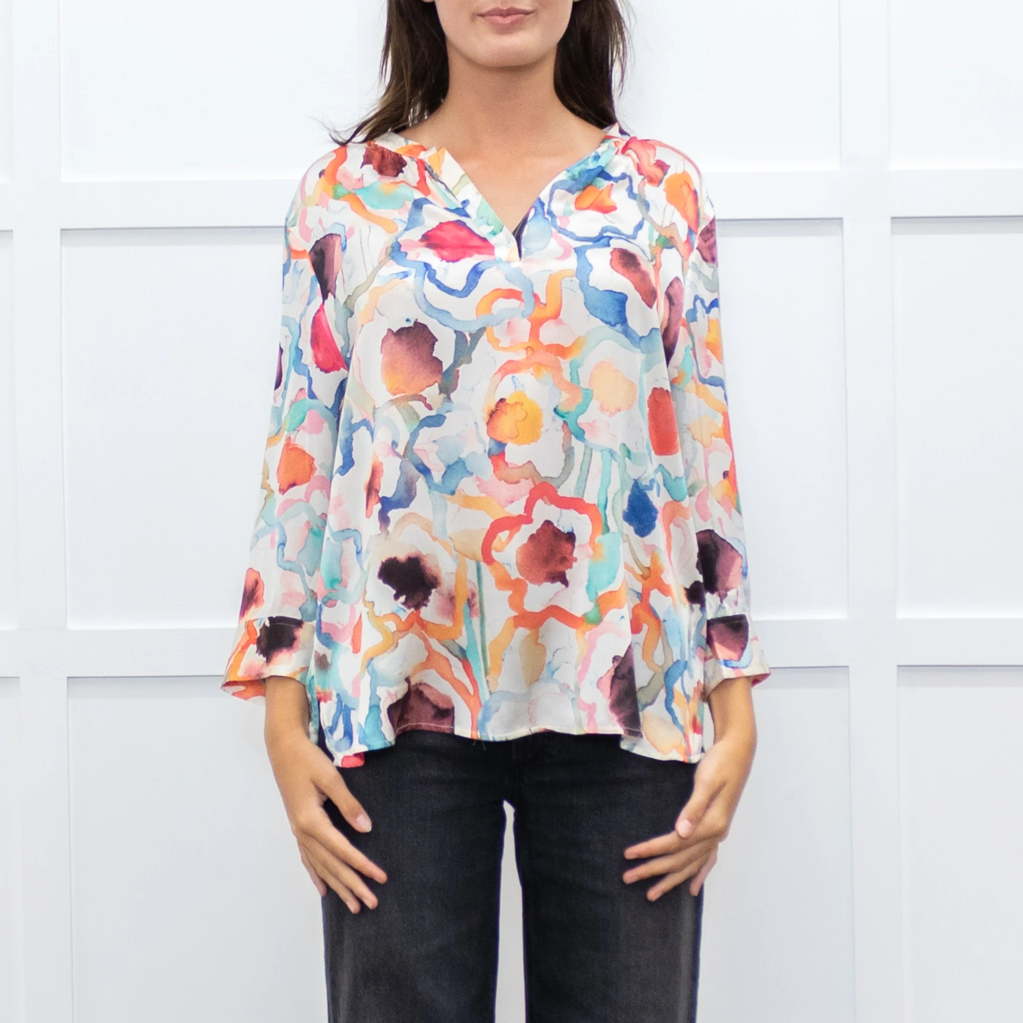 Dea Kudibal Watercolour Silk Blouse - Image 2