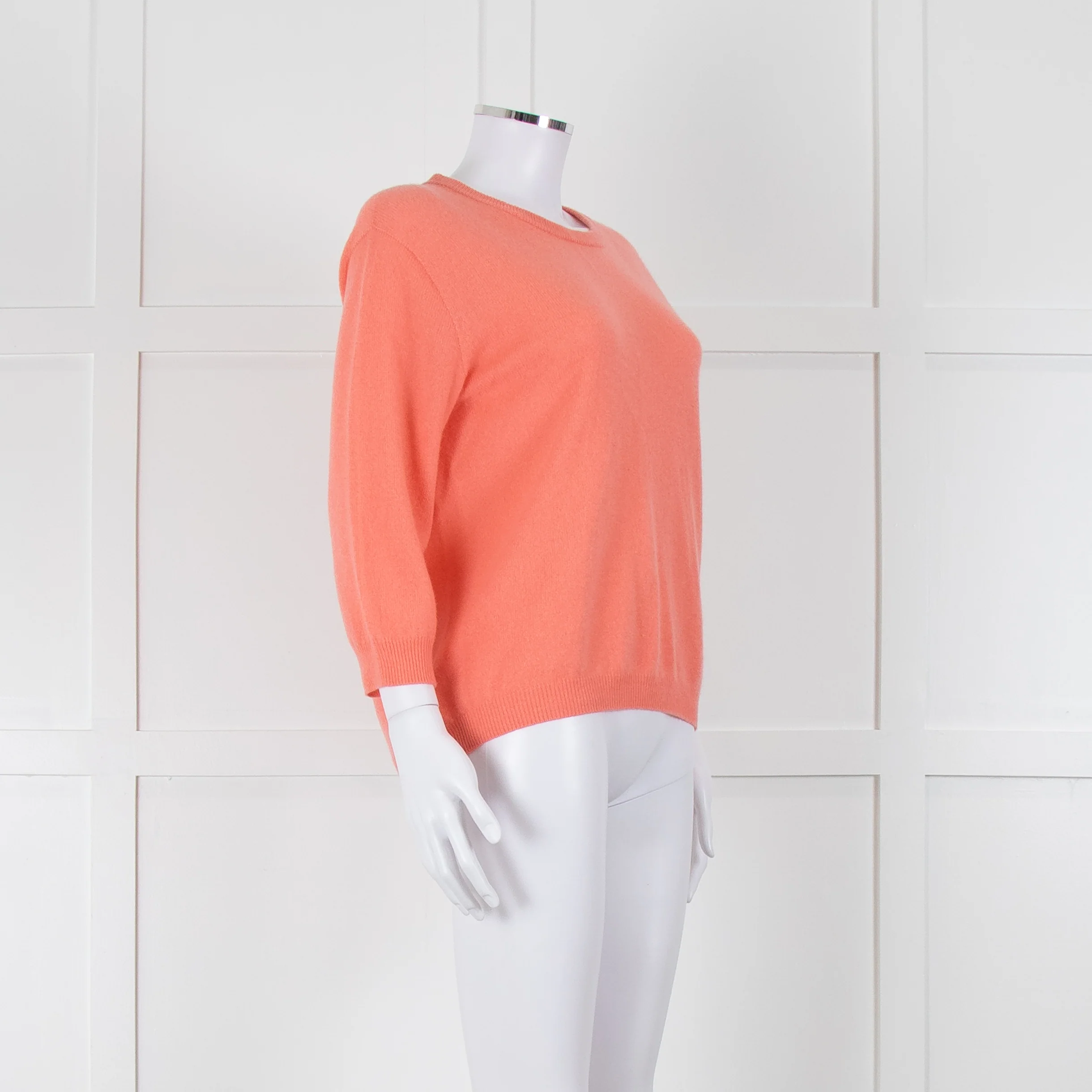 Delicate Love Coral Cashmere Round Neck Jumper - Image 2