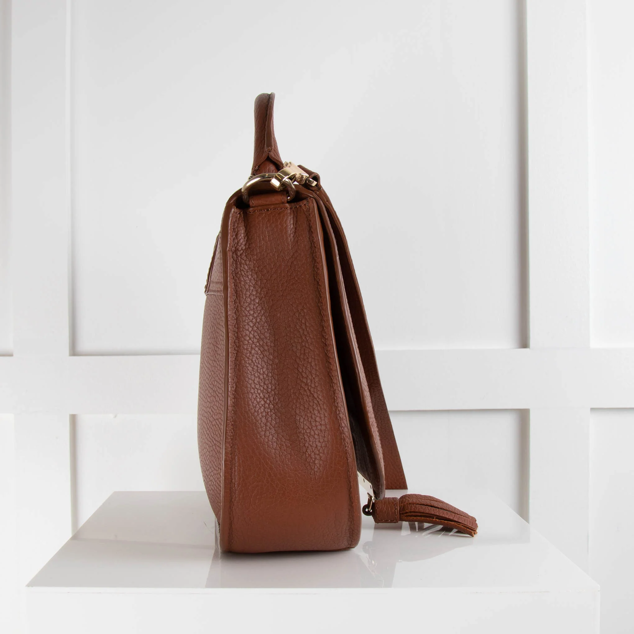 Demellier Brown The Midi Venice Crossbody Bag - Image 3
