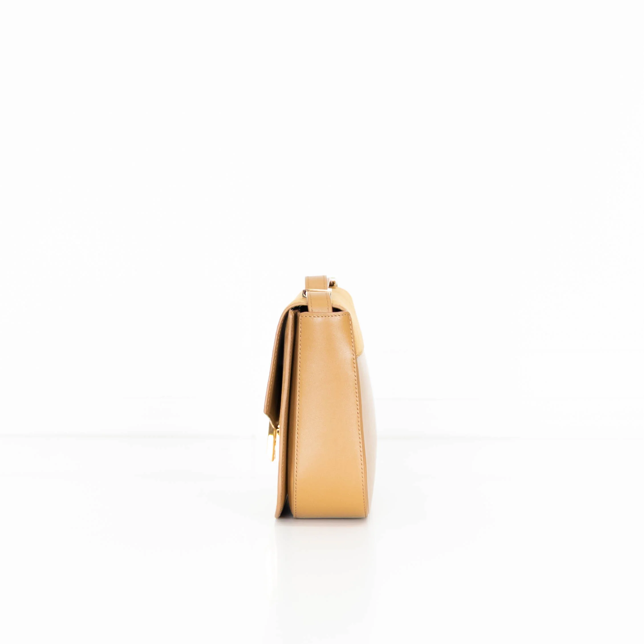 DeMellier Vancouver Gold Suede Crossbody Bag - Image 5