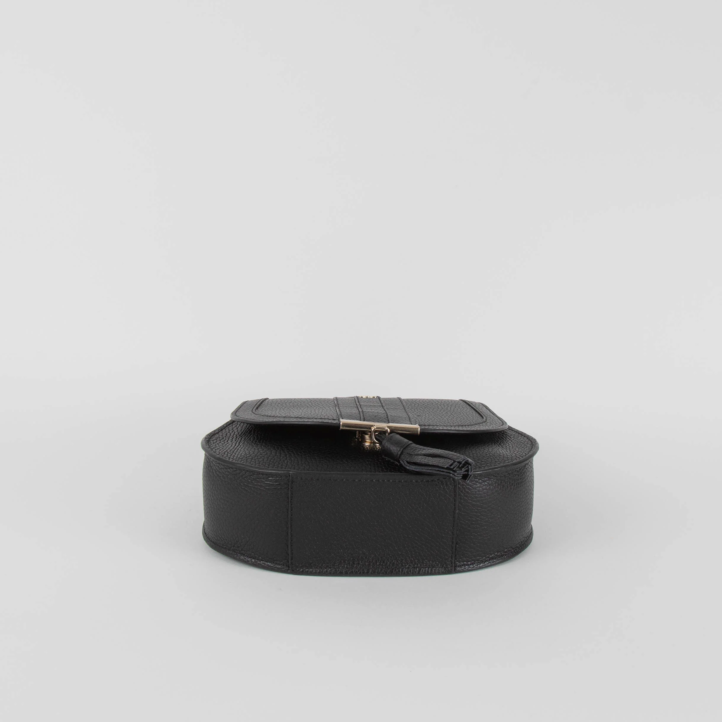 DeMellier Mini Venice Small Grain Black Leather Handle Bag - Image 5