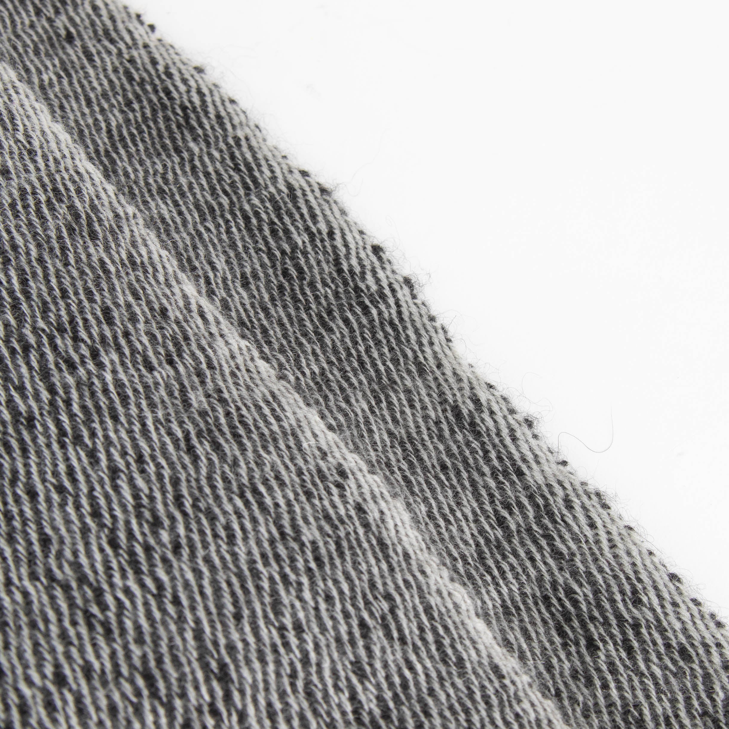 Denis Colomb Black and White Woven Scarf with Raw Hem - Image 4
