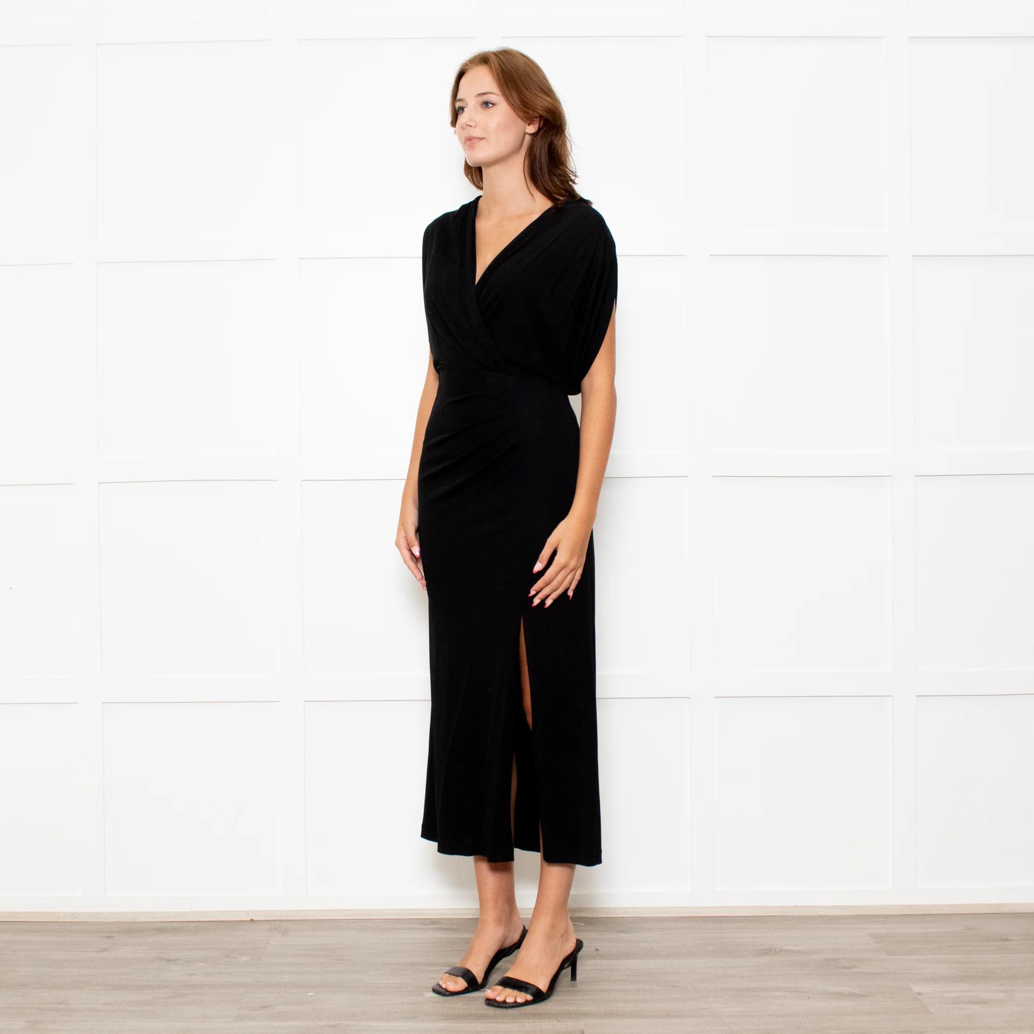 Diane Von Furstenberg Black Jersey Williams Dress - Image 3