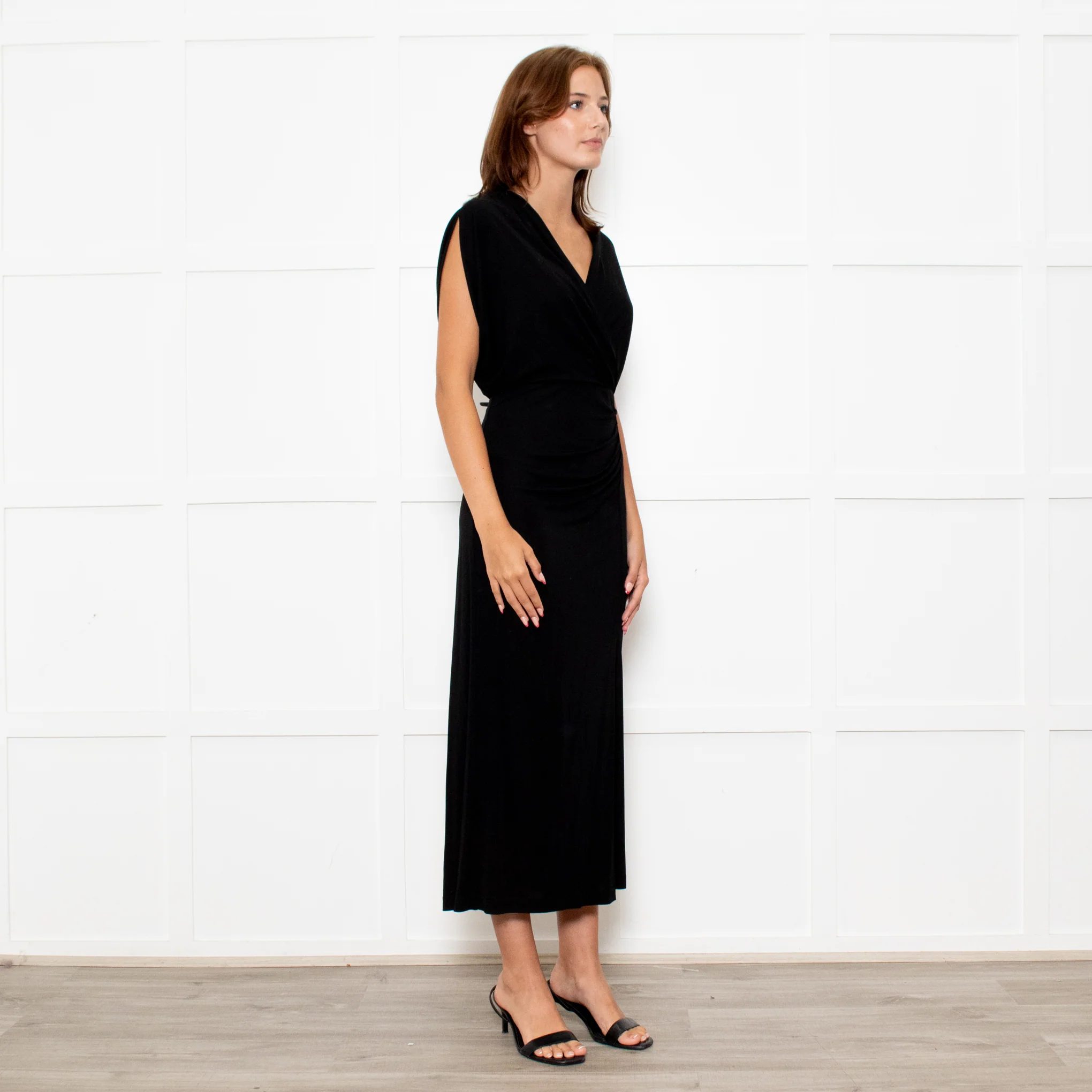 Diane Von Furstenberg Black Jersey Williams Dress - Image 5