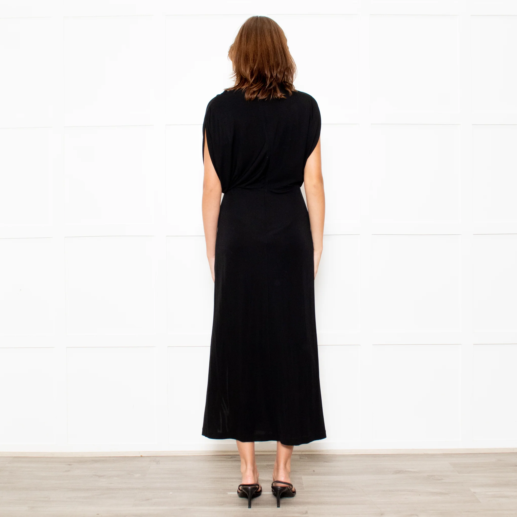 Diane Von Furstenberg Black Jersey Williams Dress - Image 7
