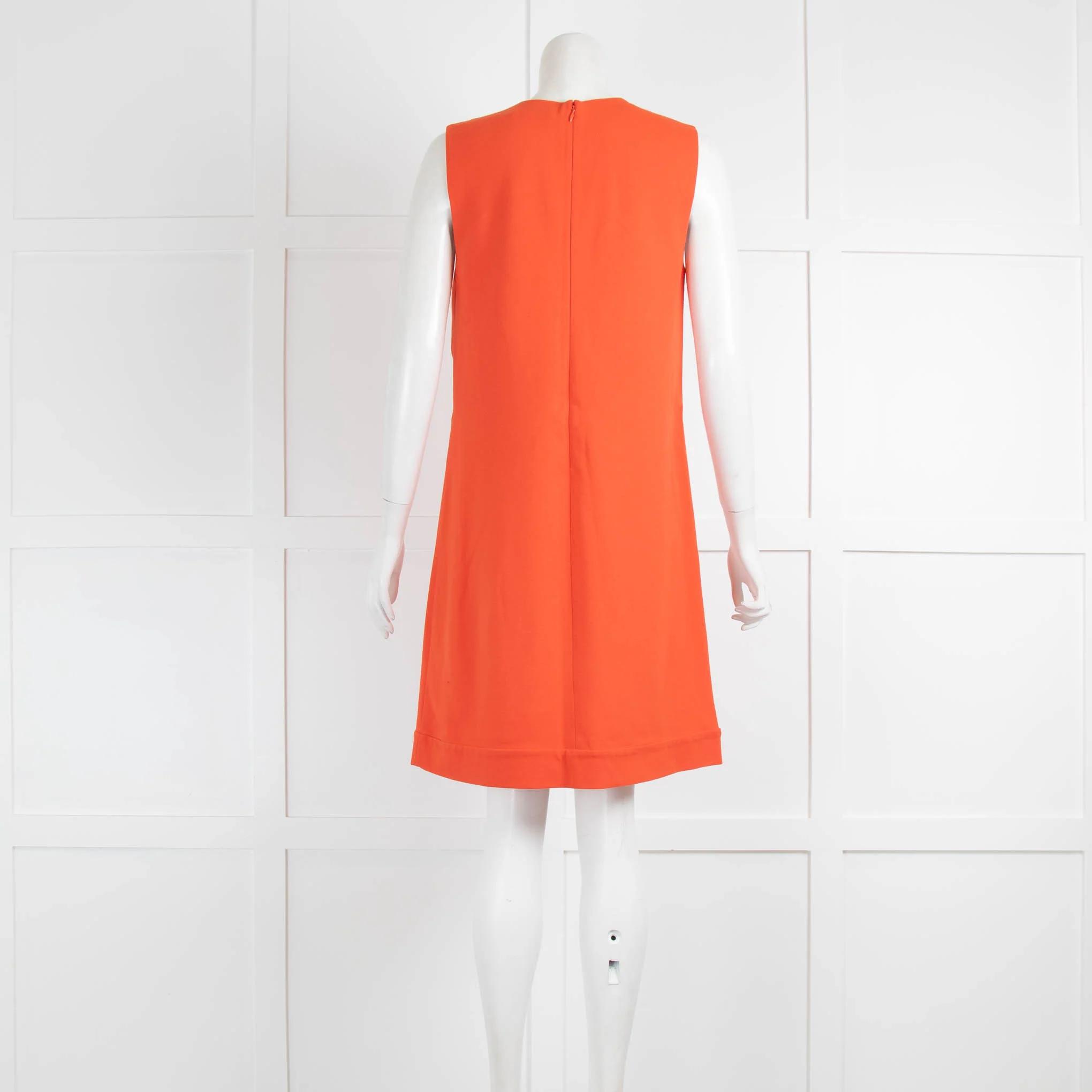 Diane Von Furstenberg Orange Dress - Image 3