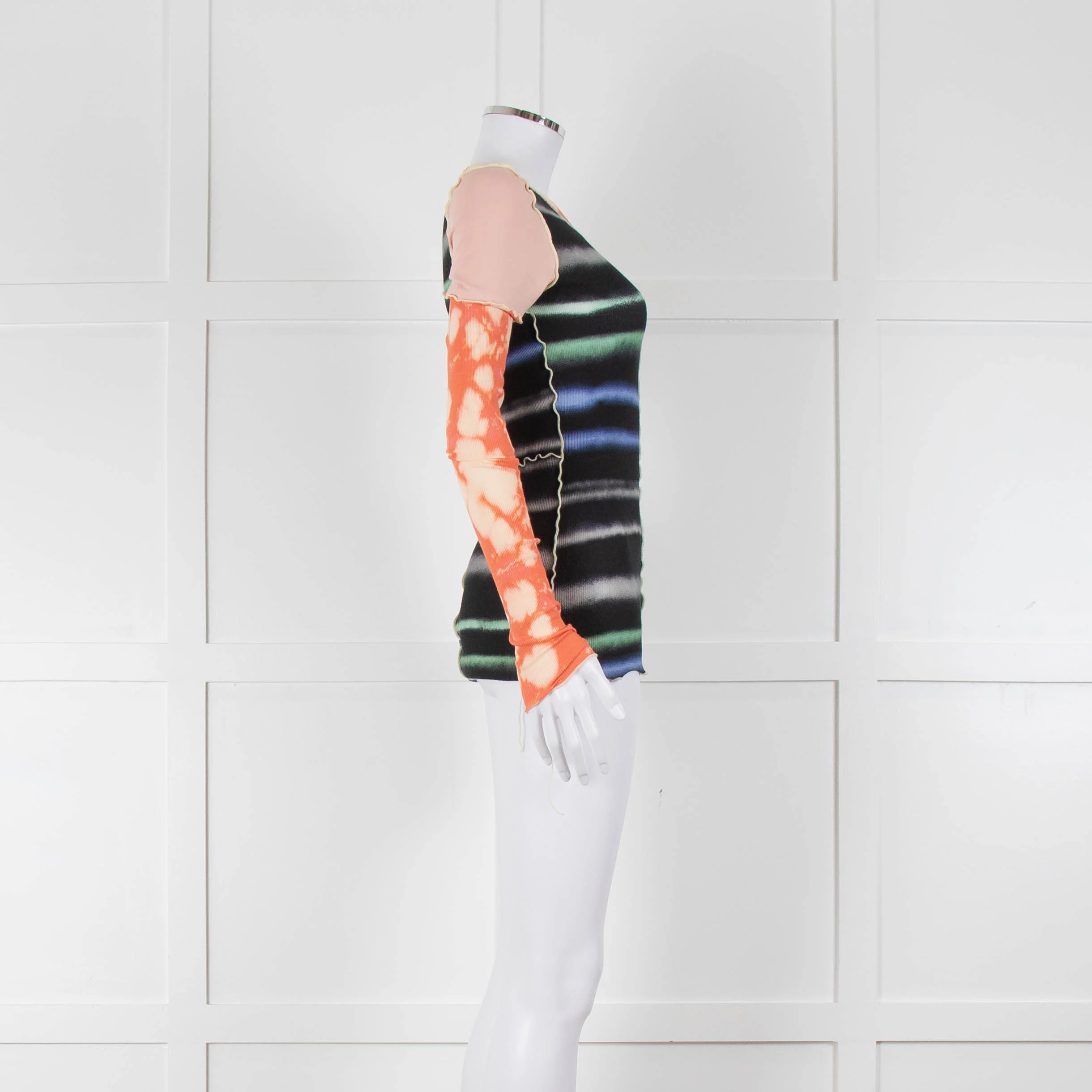 Diesel Multi Colour Tessor Maglietta Long Sleeve Top - Image 3