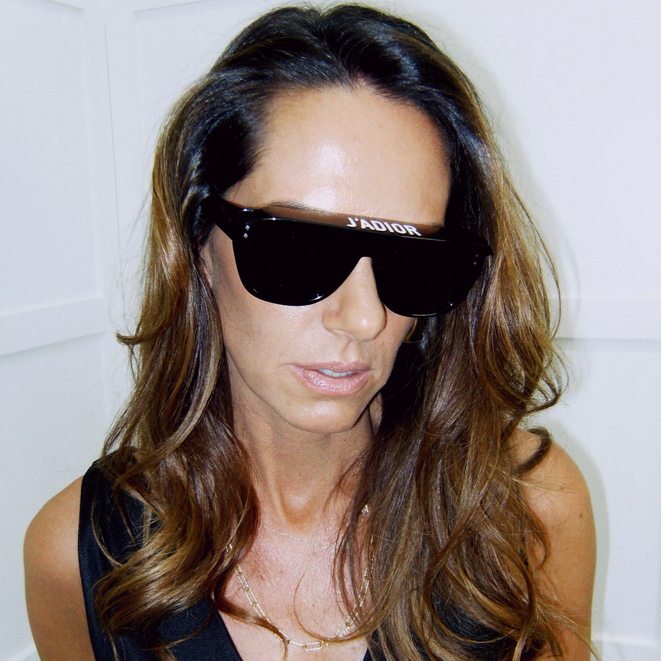 Dior Black Club2 Sunglasses with Visor - Image 3