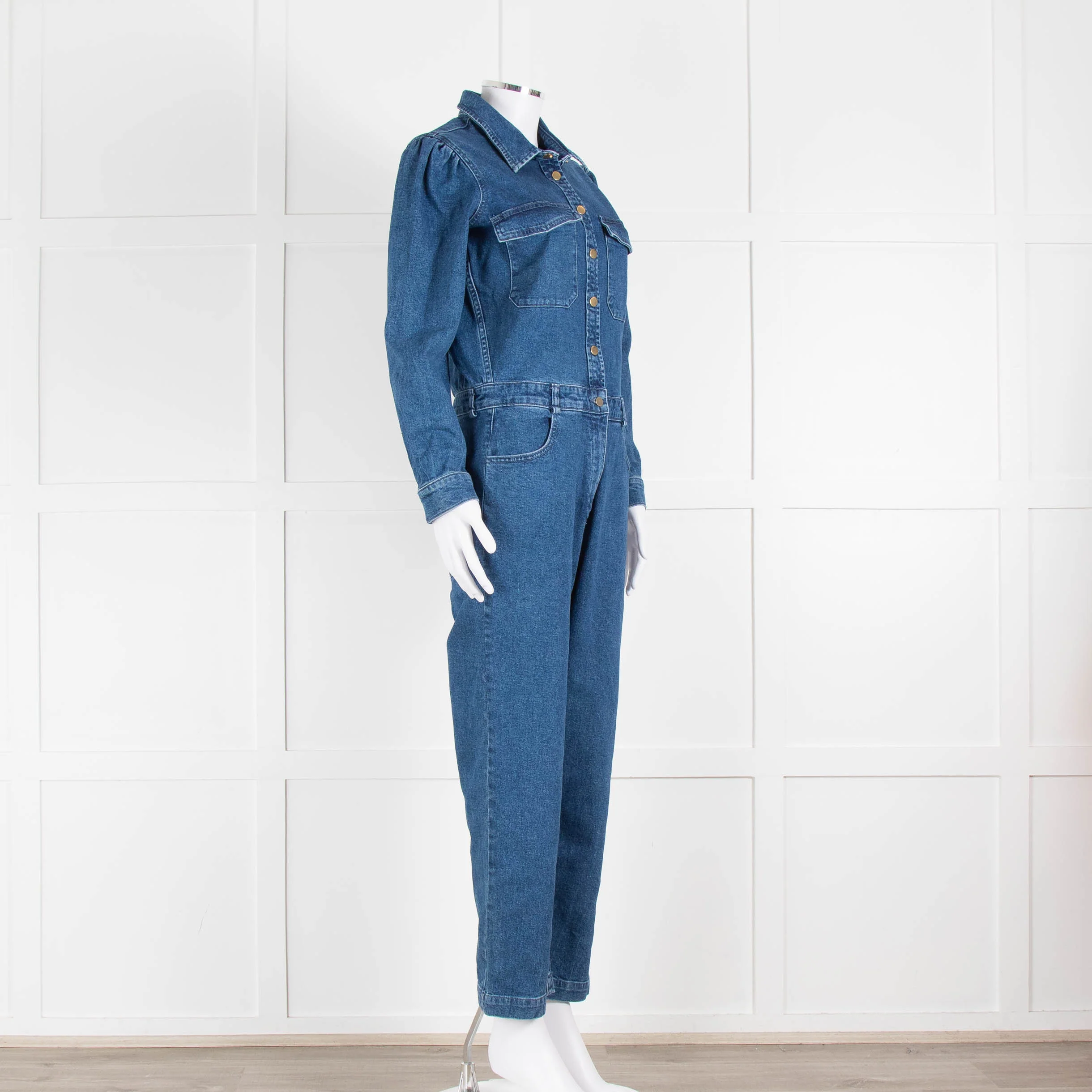 DL1961 Blue Denim Jumpsuit - Image 2