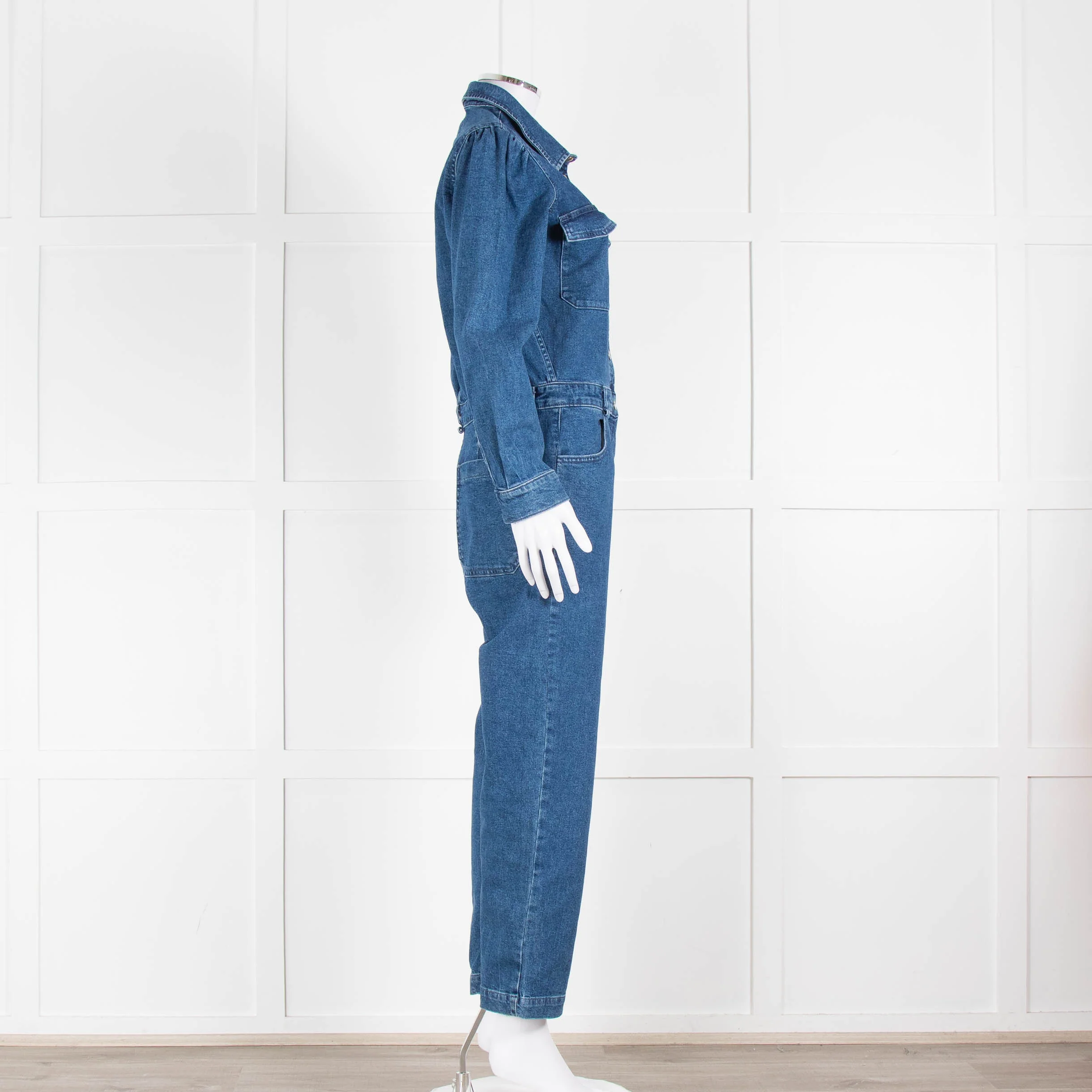 DL1961 Blue Denim Jumpsuit - Image 3