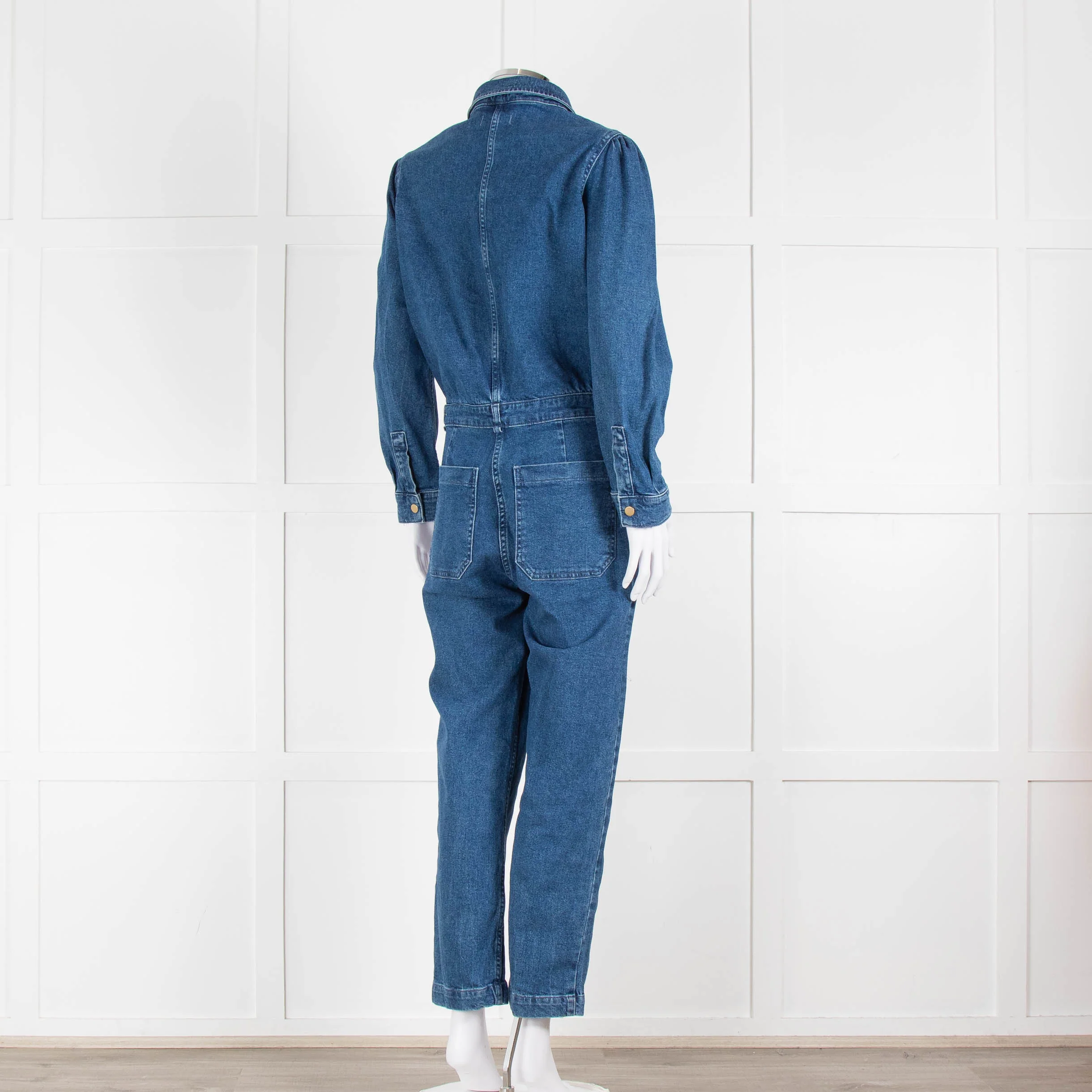 DL1961 Blue Denim Jumpsuit - Image 4
