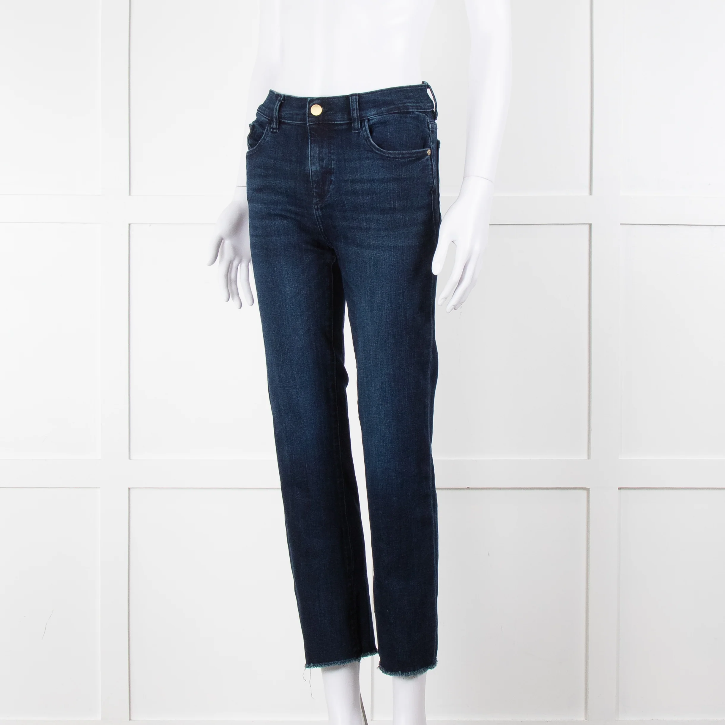 DL1961 Blue Mara Ankle Straight Leg Jeans - Image 8