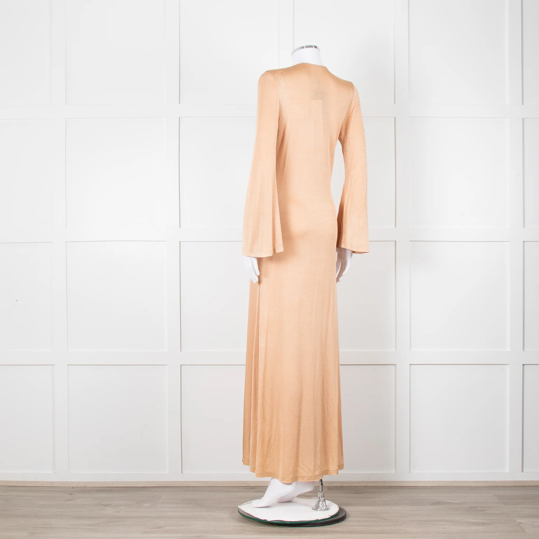 Dodo Bar Or Nude Shimmer Maxi Dress With Buckle - Image 7