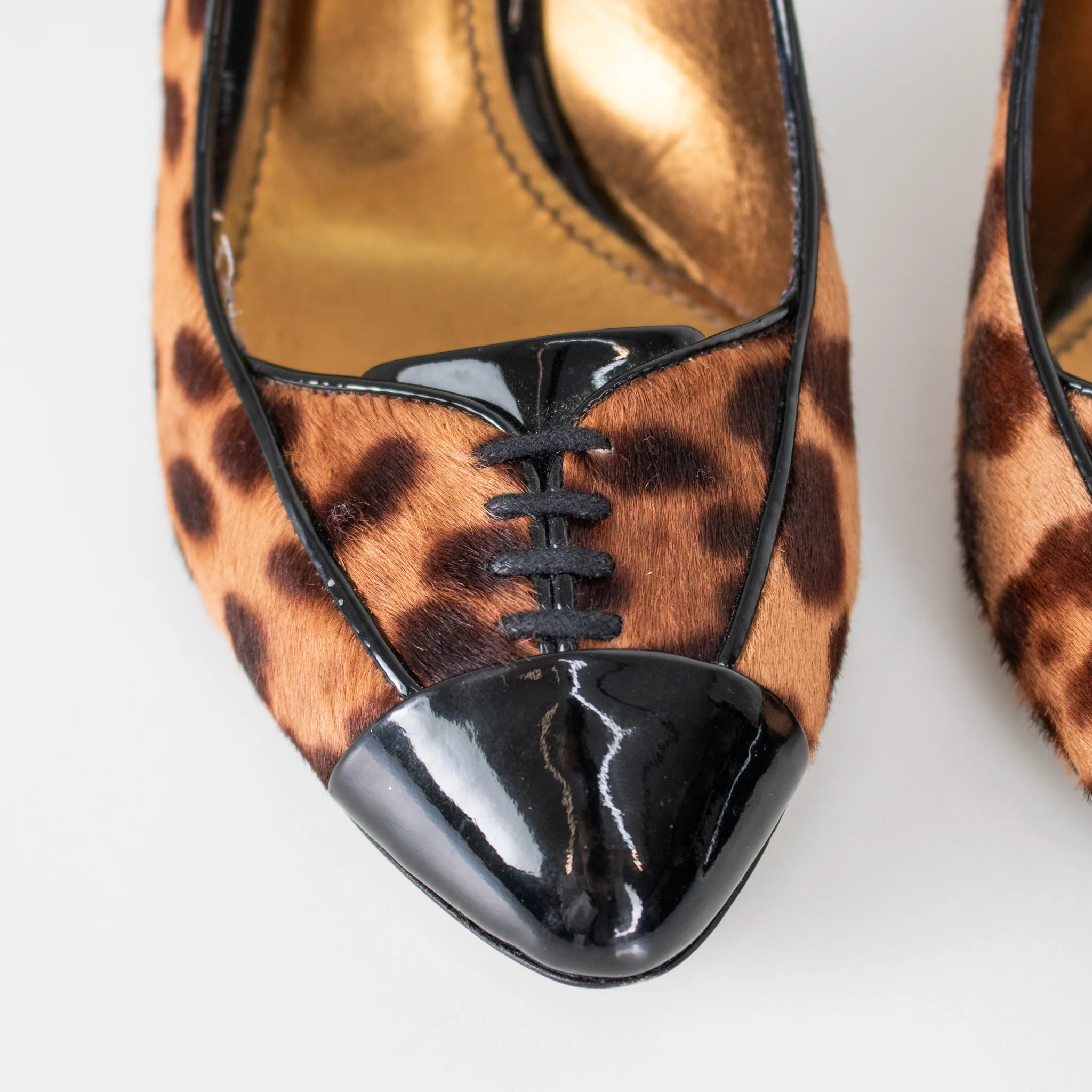 Dolce & Gabbana Brown Animal Print Ponyskin Slingbacks - Image 12