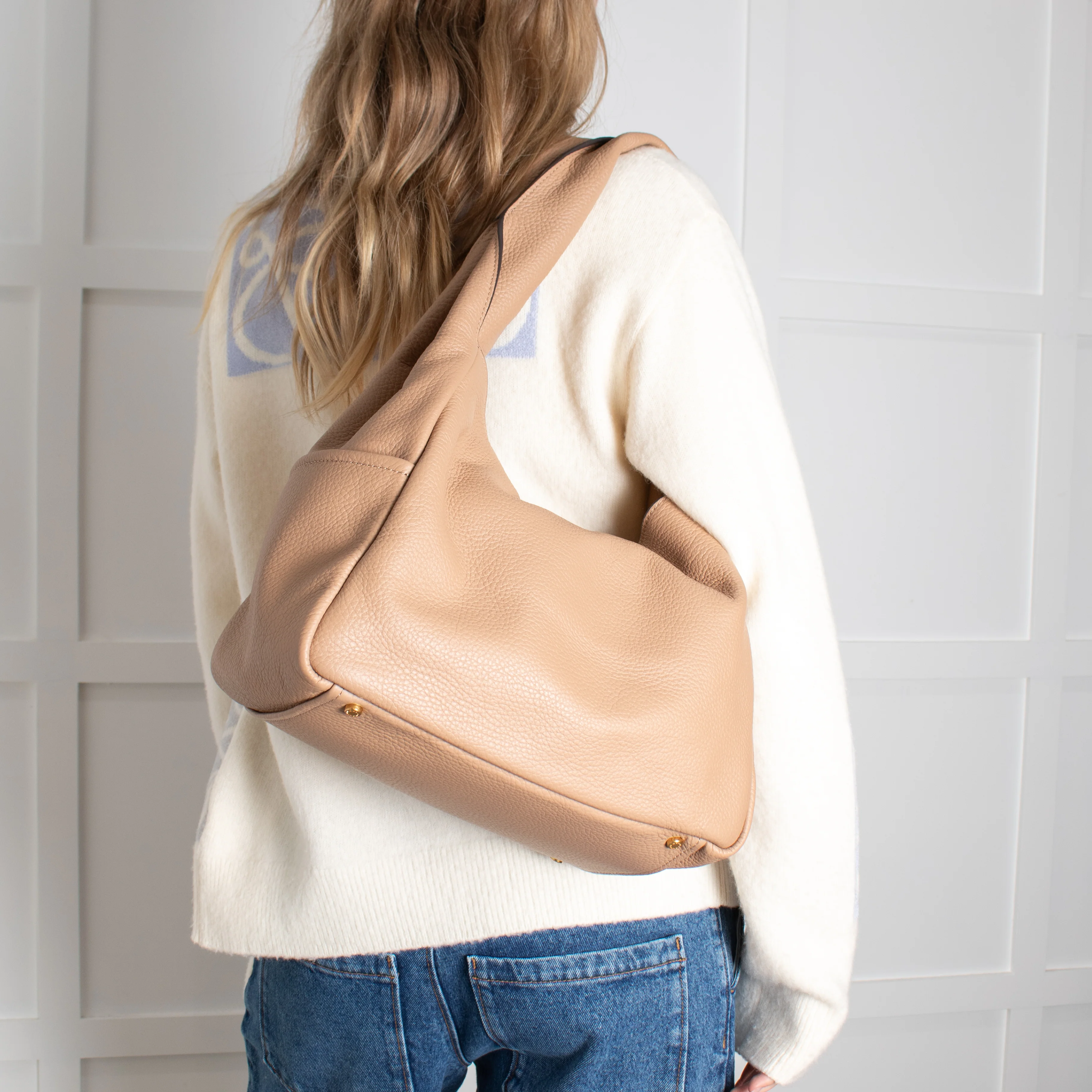 Donna Karan Toasted Almond Amagansett Shoulder Bag - Image 4