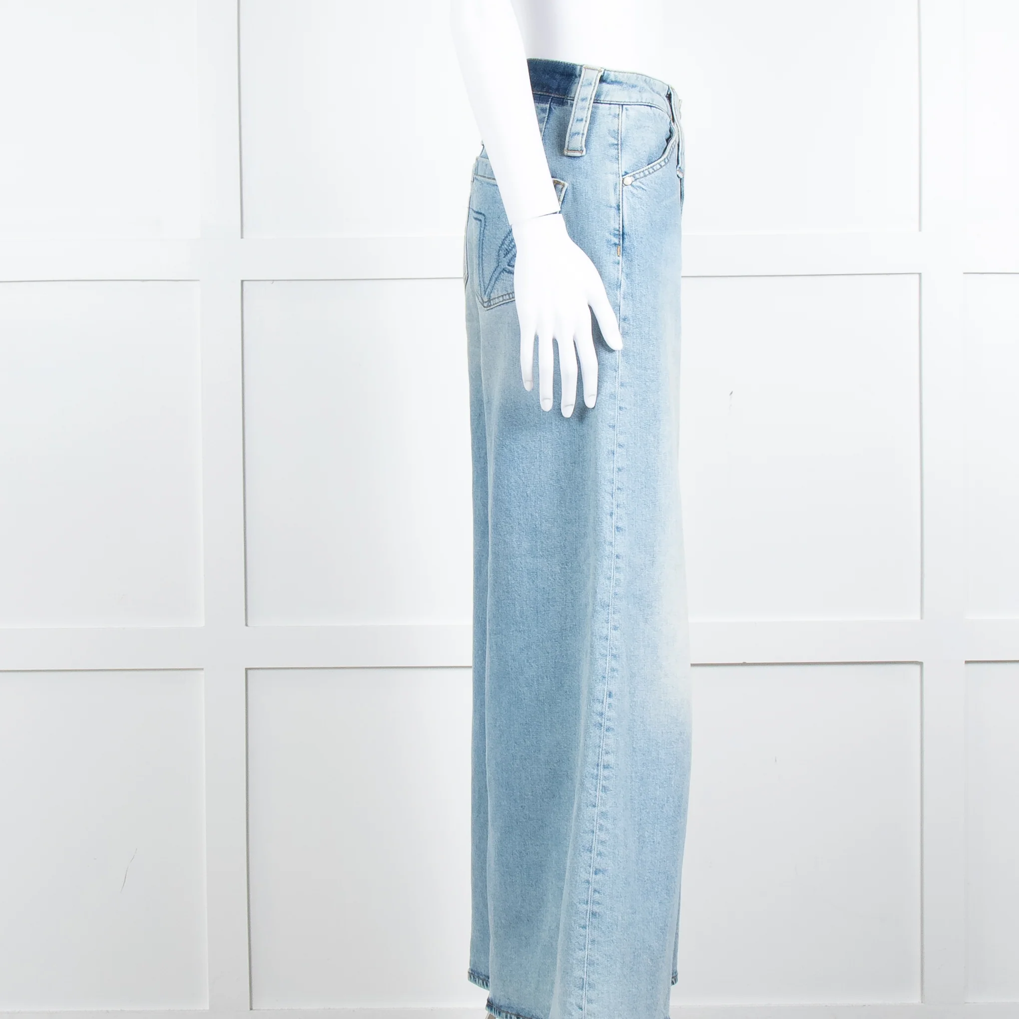 Dorothee Schumacher Light Blue Wide Leg Jeans - Image 3