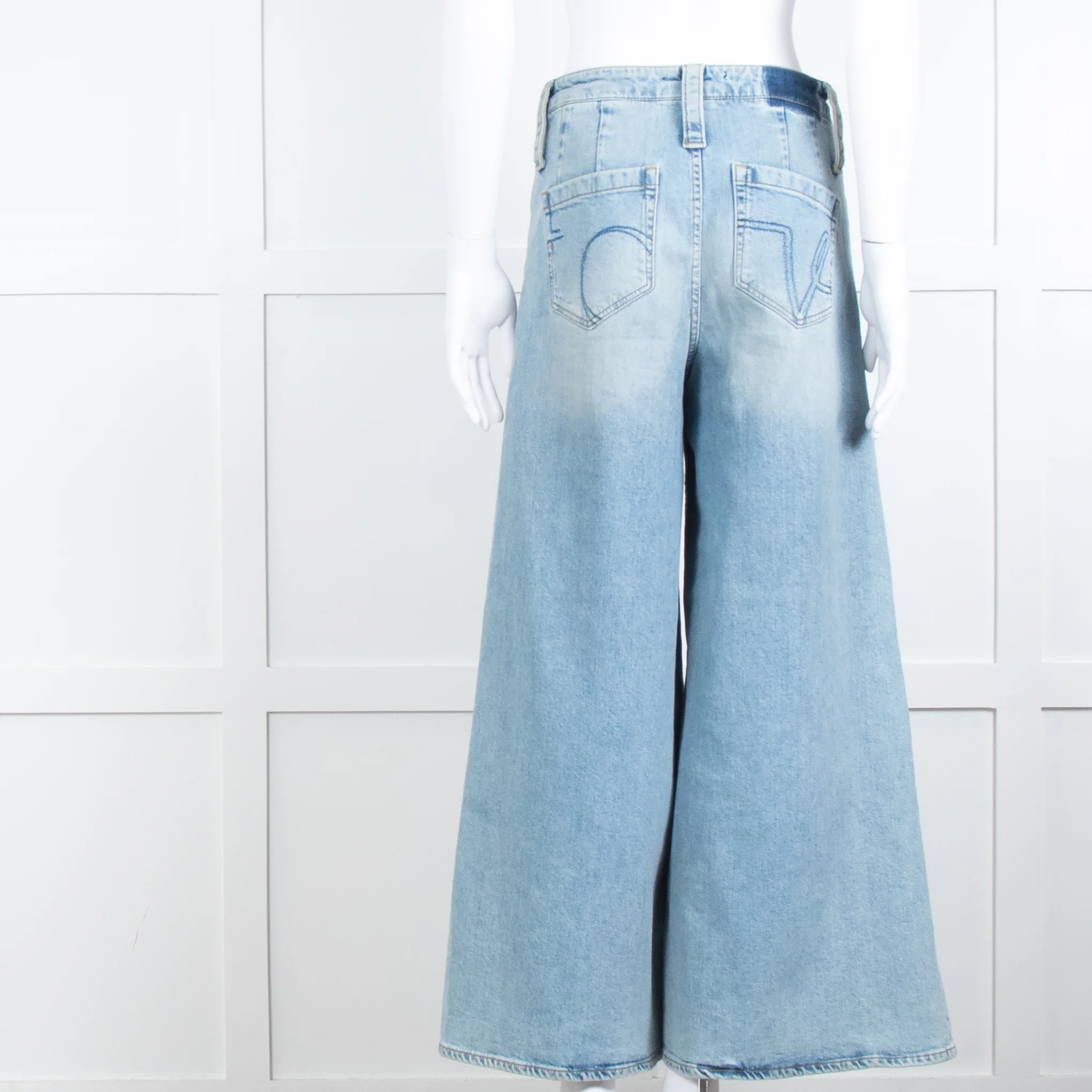 Dorothee Schumacher Light Blue Wide Leg Jeans - Image 5