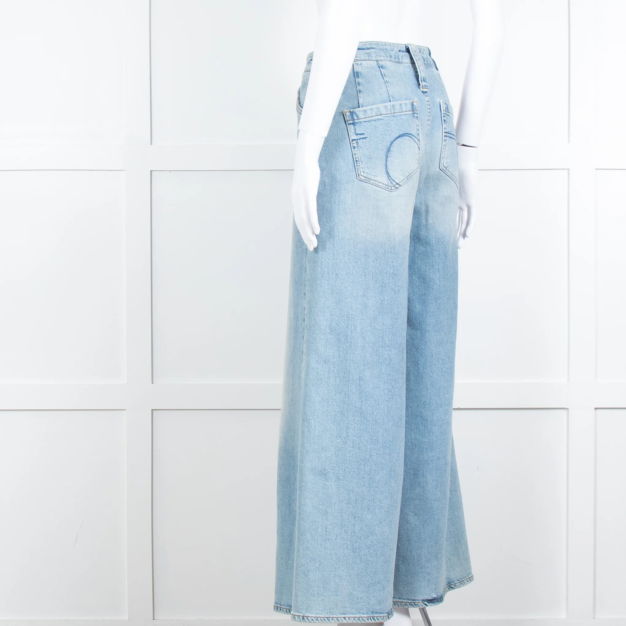 Dorothee Schumacher Light Blue Wide Leg Jeans - Image 6