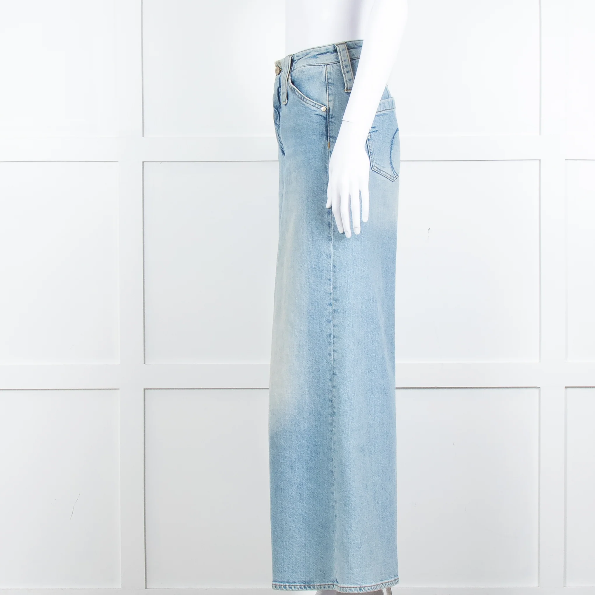 Dorothee Schumacher Light Blue Wide Leg Jeans - Image 7