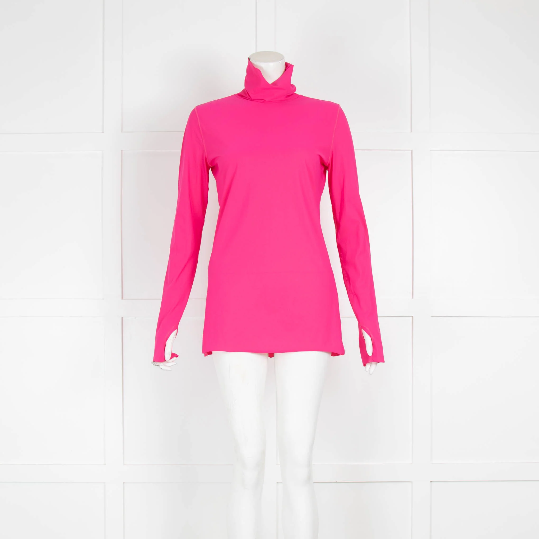 Dorothee Schumacher Neon Pink Polyamide Rollneck