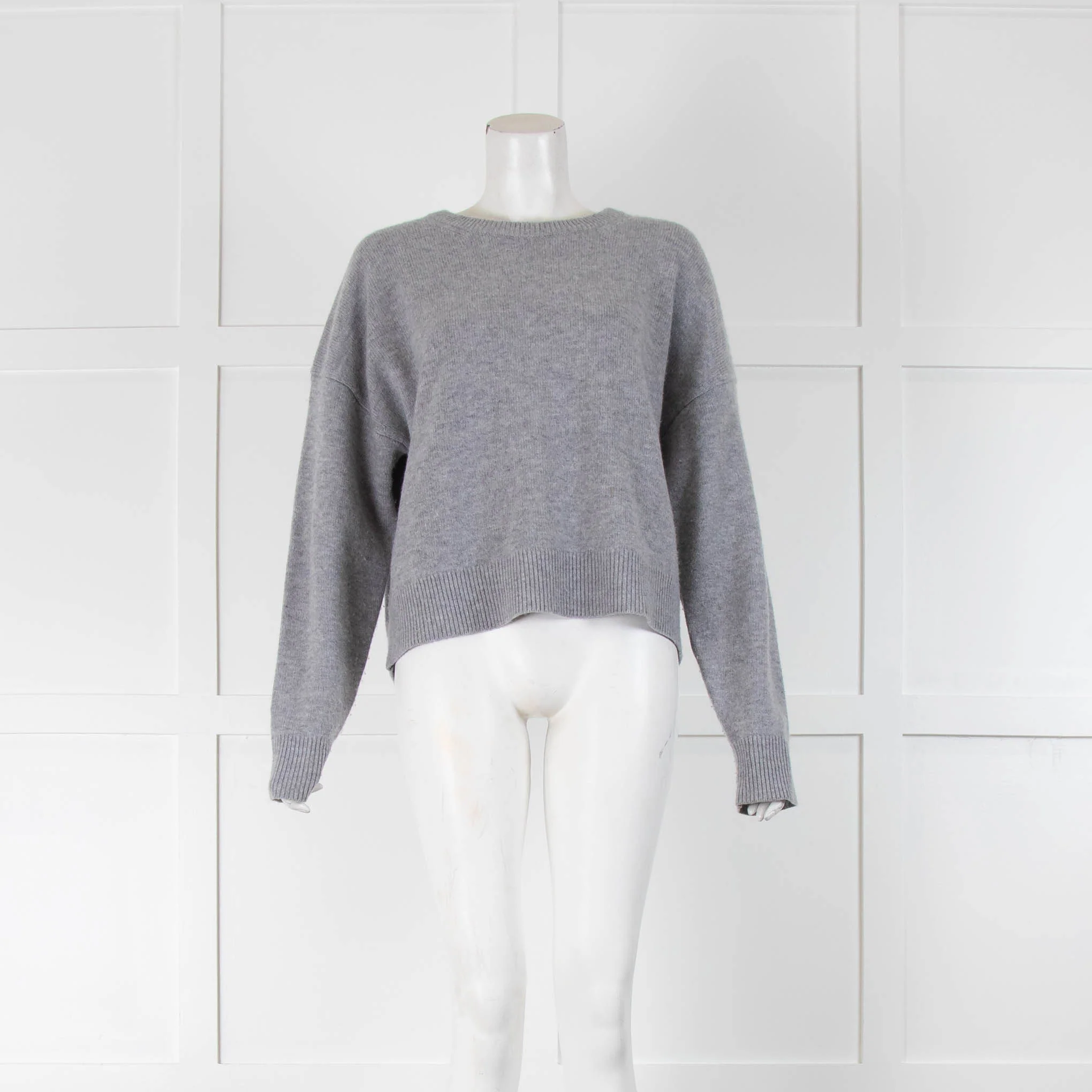 Dorothee Schumacher Grey Wool Round Neck Jumper