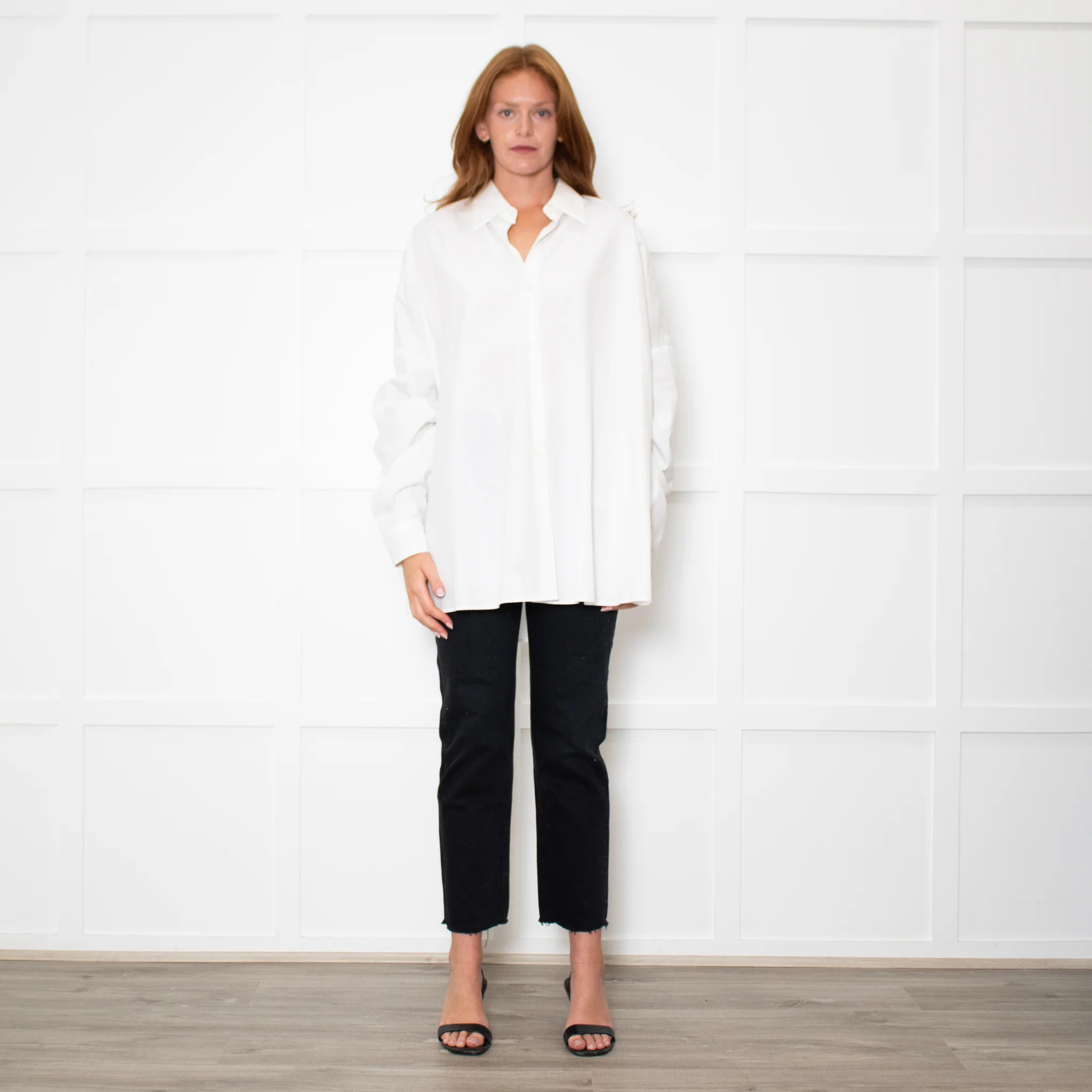Dries Van Noten White Cotton Oversized Shirt
