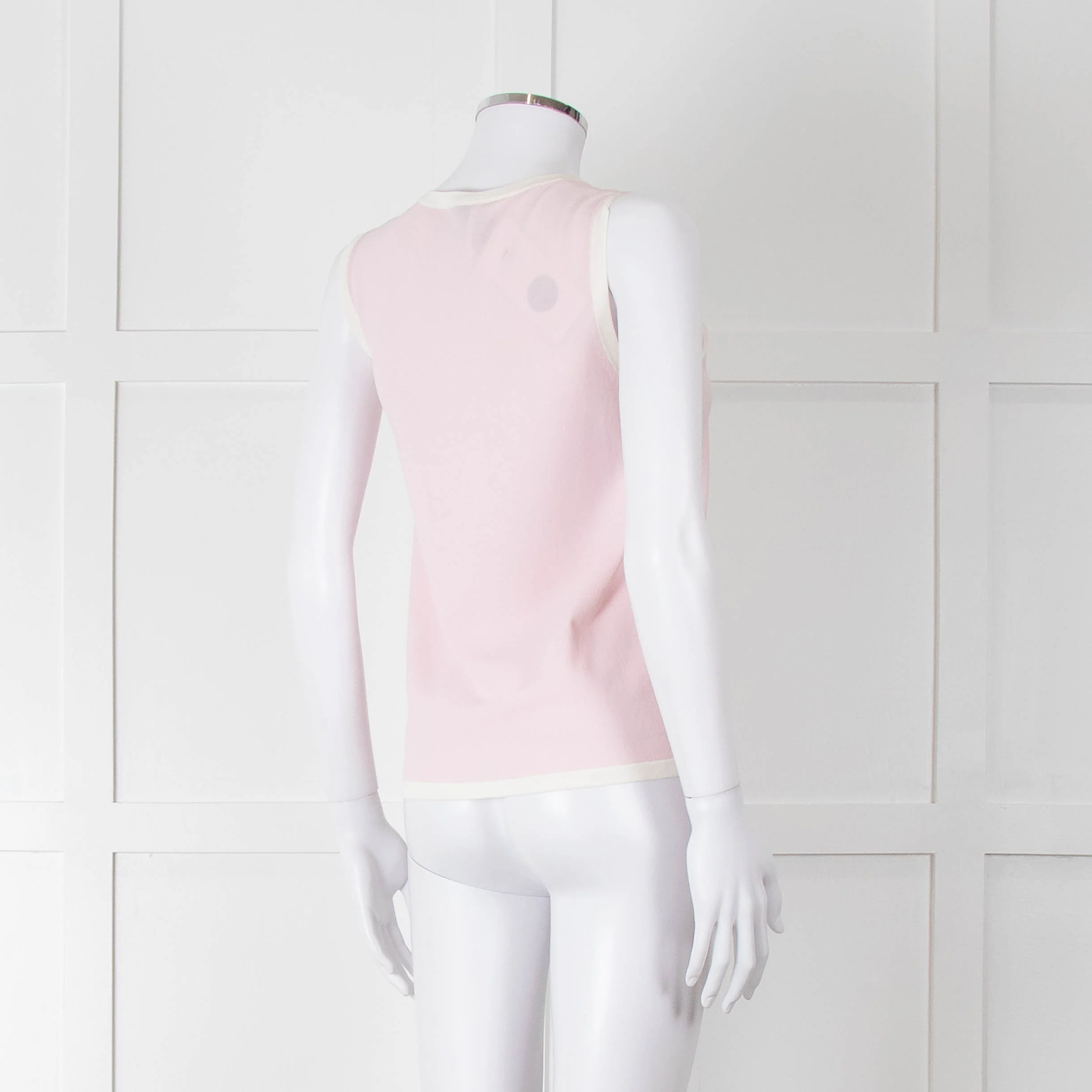 Edward Archour Paris Pink Sleeveless Top - Image 4