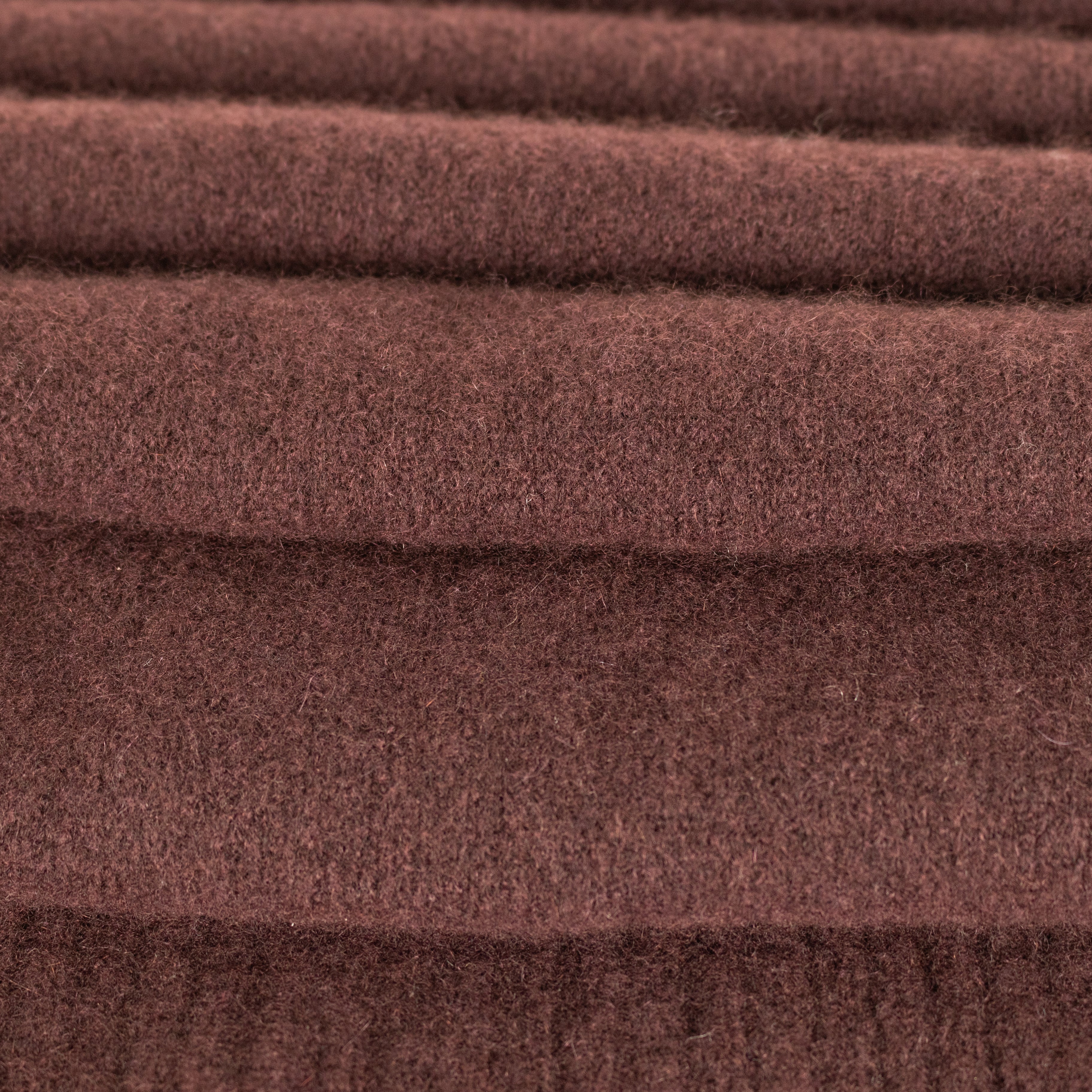 Eileen Fisher Burgundy Ribbed Edge Cashmere Blend Scarf - Image 9