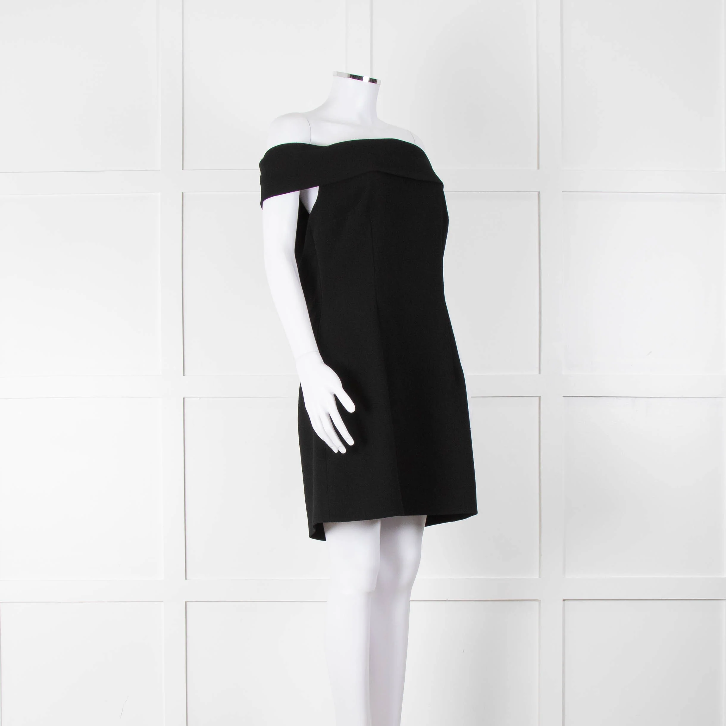 Emilia Wickstead Black Off Shoulder Mini Dress - Image 2
