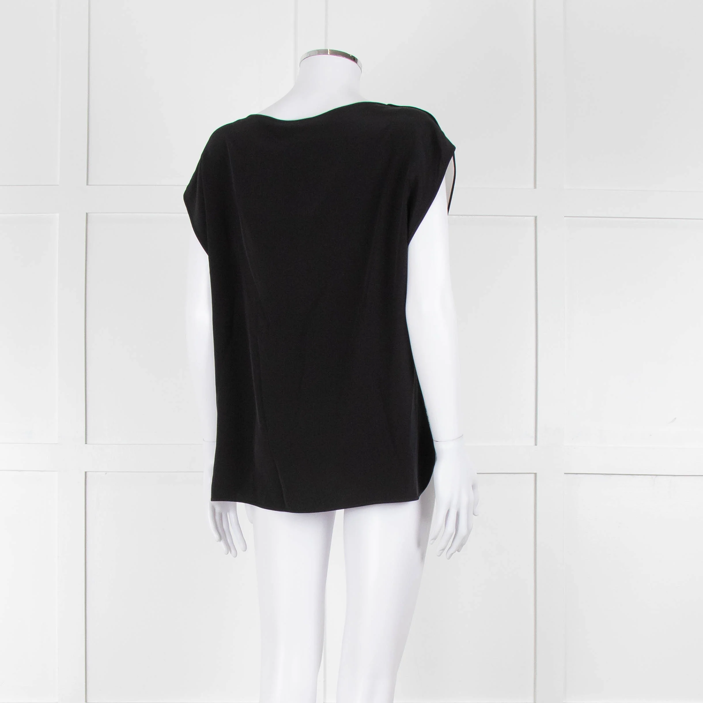 Emilio Pucci Blue Patterned Sleeveless Blouse - Image 4
