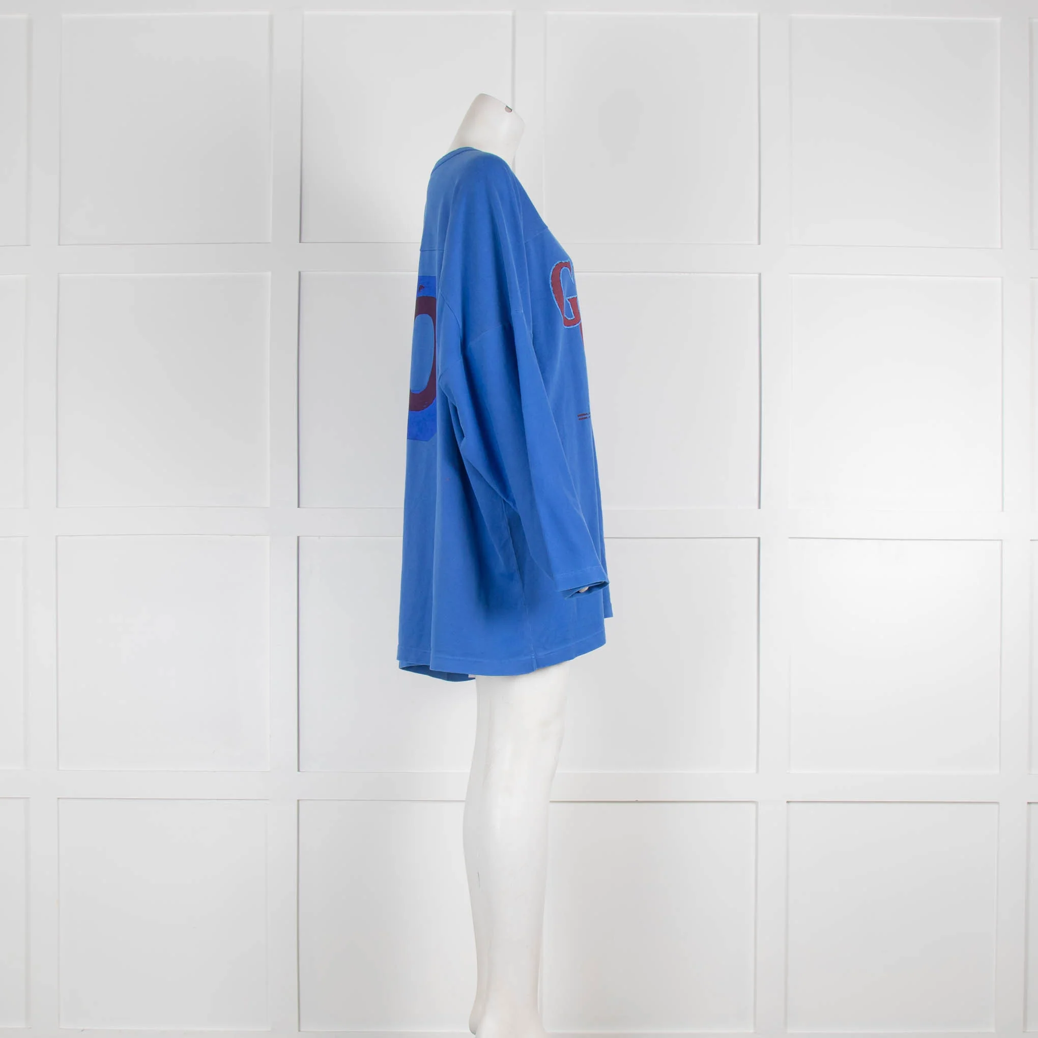 Erl Blue Oversized Giants Baseball Top - Image 2